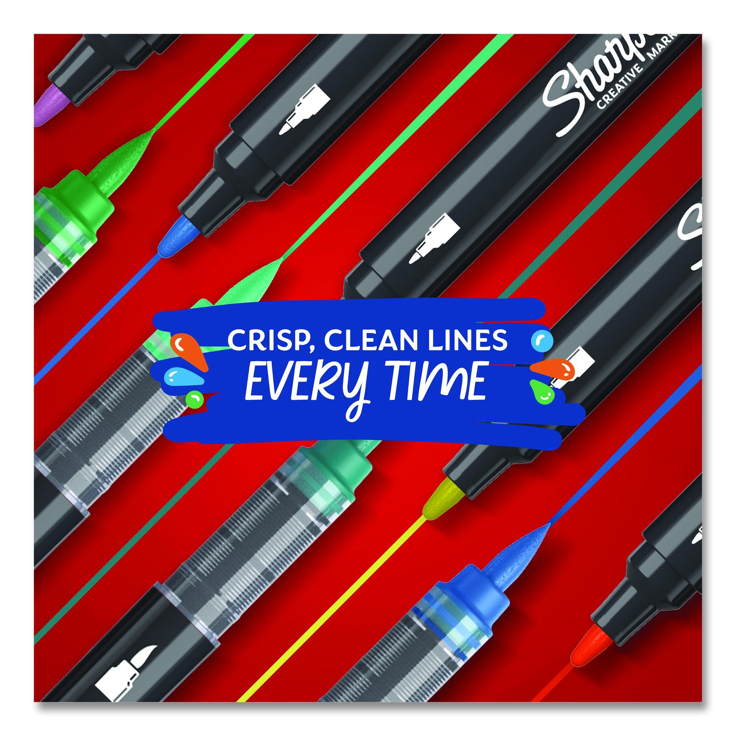 Sharpie® Creative Markers, Bullet Tip, Parang, 6/Pack | Myers Supply ...