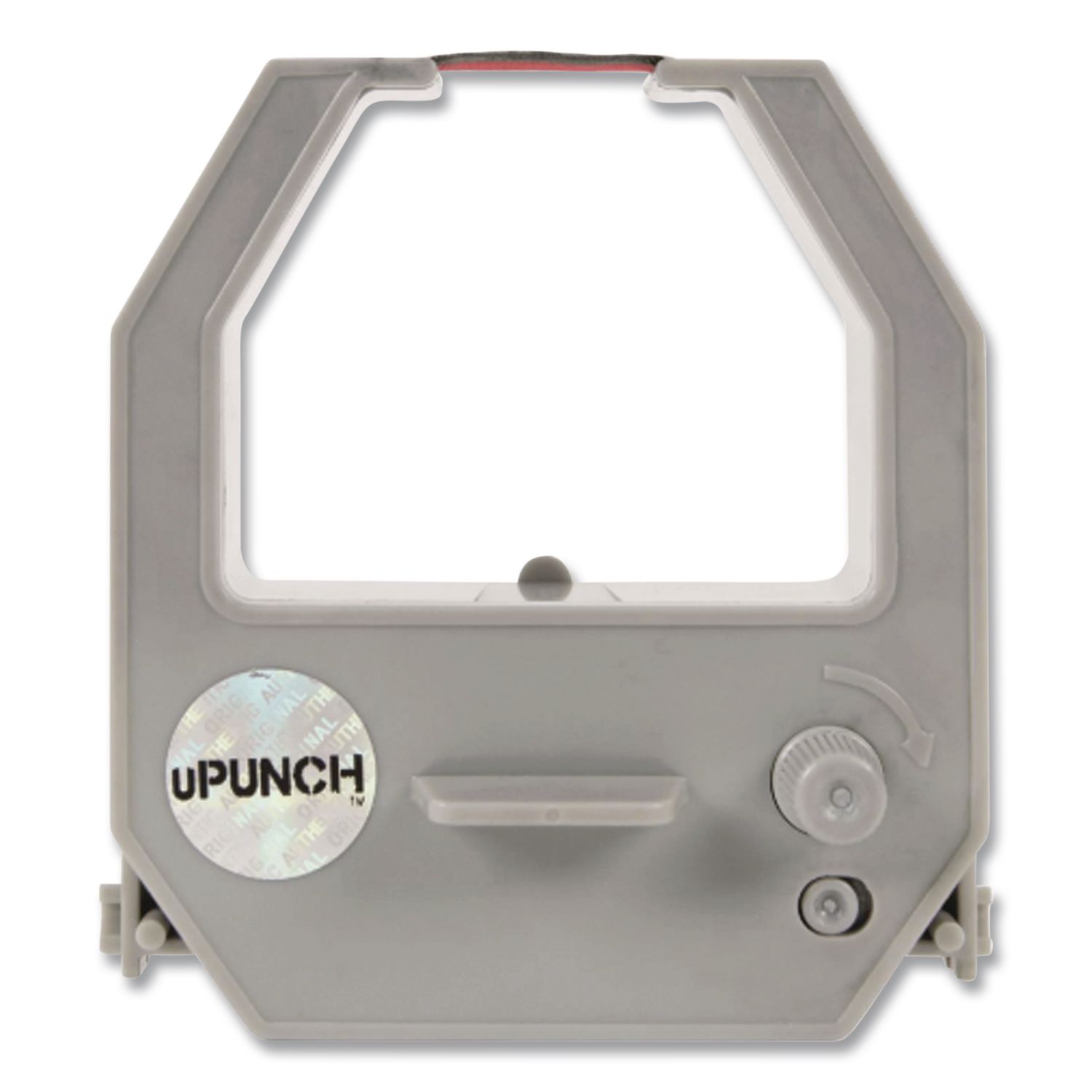 HNRL10 Calculating Time Clock Ribbon, Black/Red