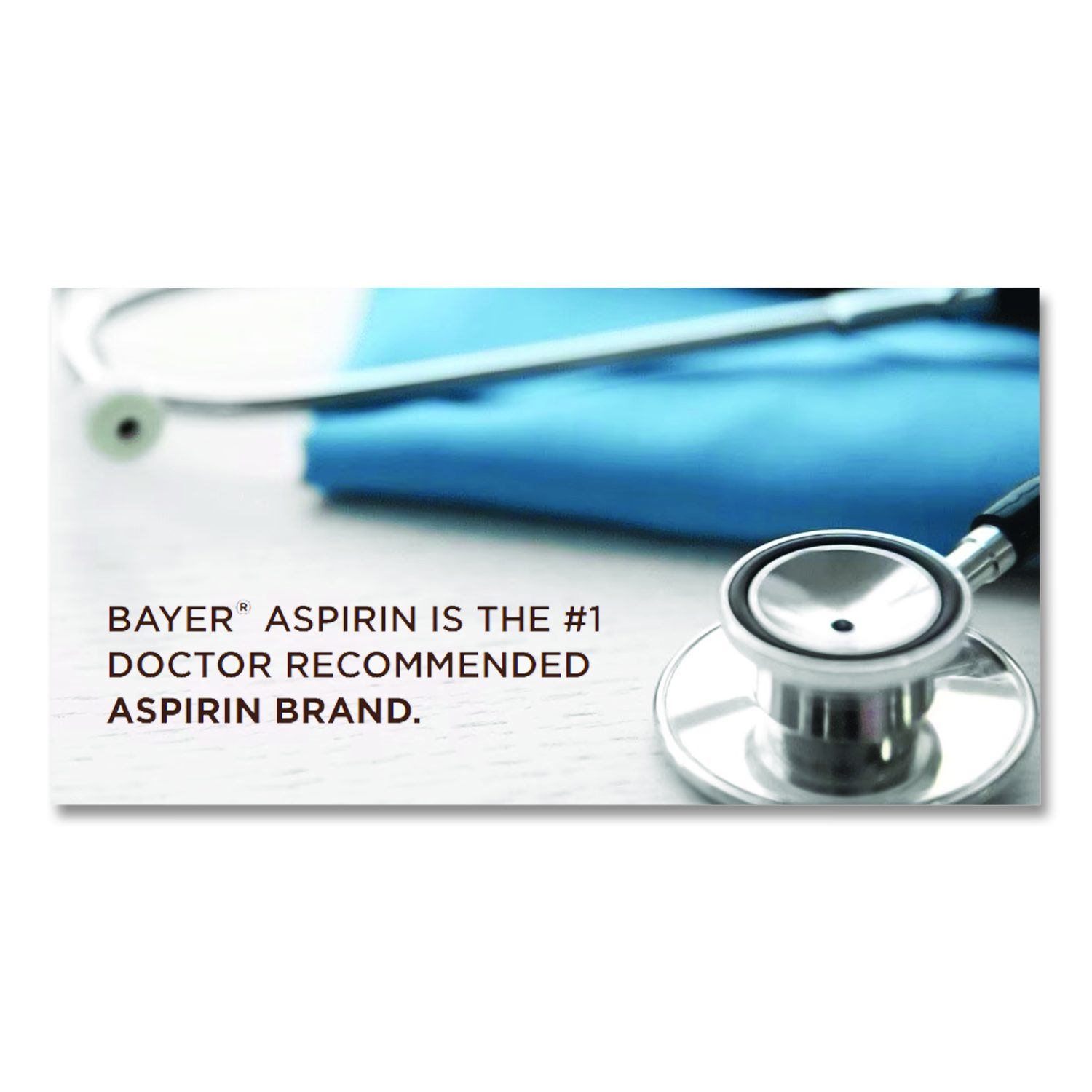 Bayer® Genuine Buffered Aspirin (NSAID) Tablet, 2 Tablets/Packet, 30 ...