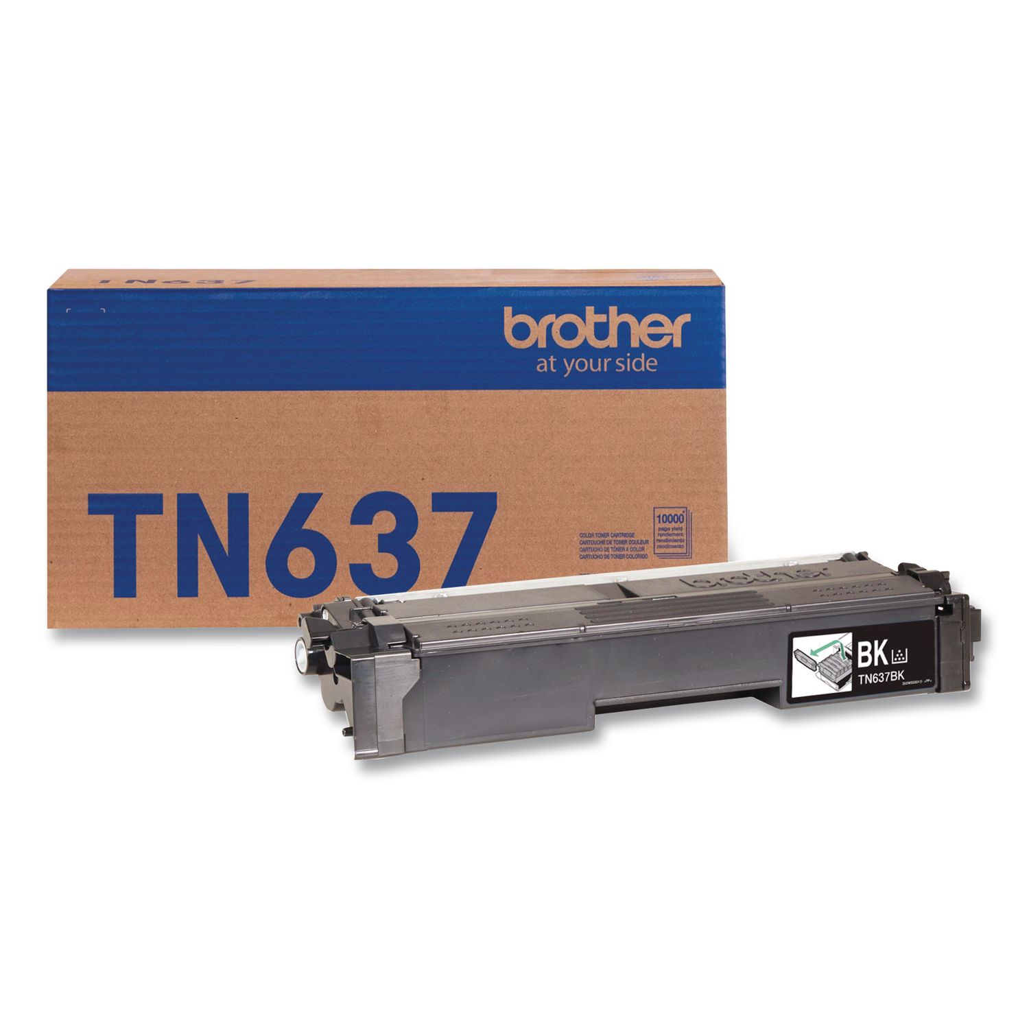 TN637 Ultra High-Yield Toner, 10,000 Page-Yield, Black