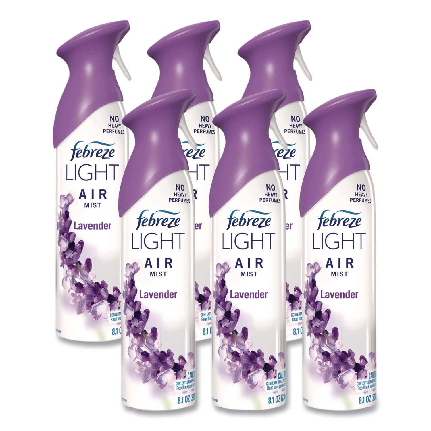 AIR, Lavender, 8.1 oz Aerosol Spray, 6/Carton