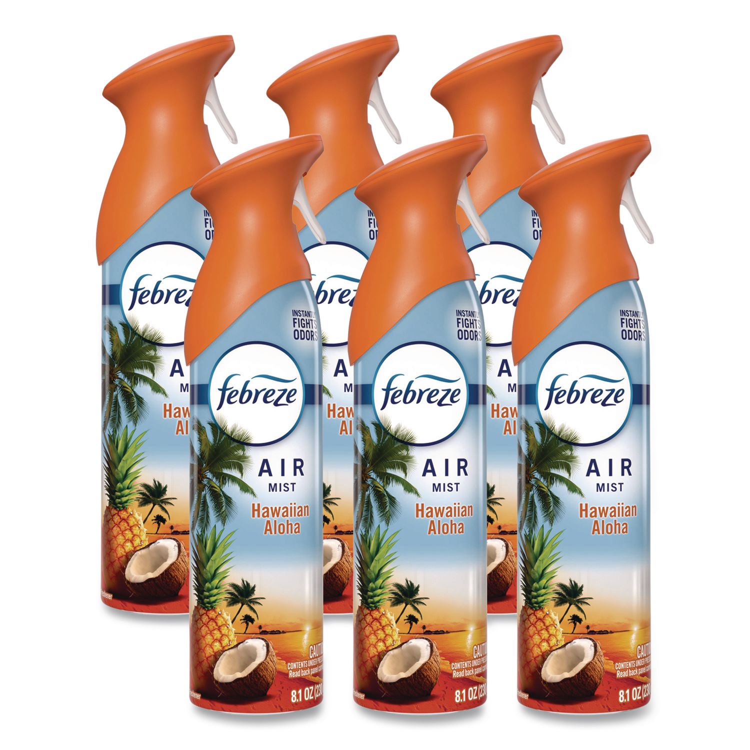 AIR, Hawaiian Aloha, 8.1 oz Aerosol Spray, 6/Carton
