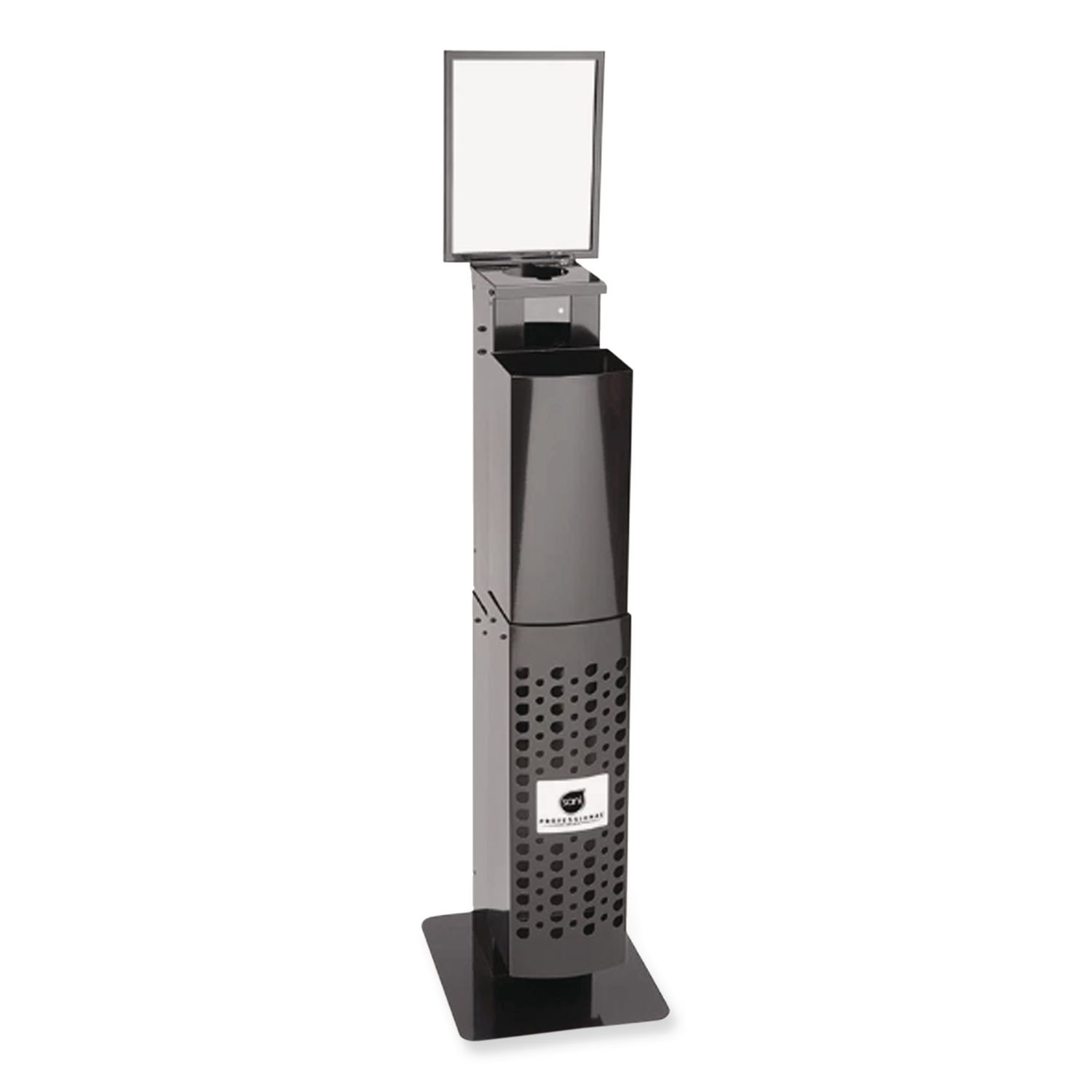 Pop-Up Floorstand, 12 x 14.5 x 51.5, Black