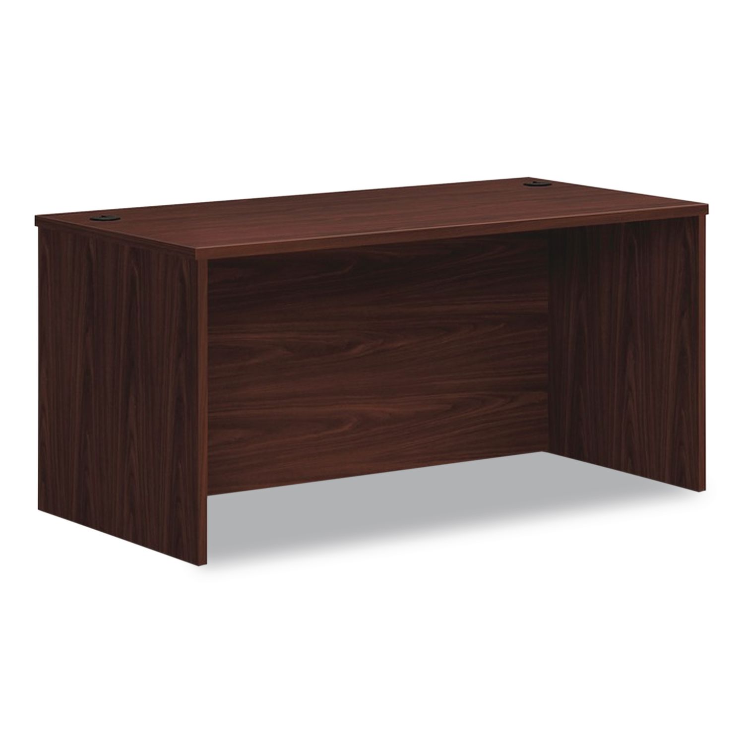 Foundation Desk Shell, 60w x 30d x 29h, Mahogany