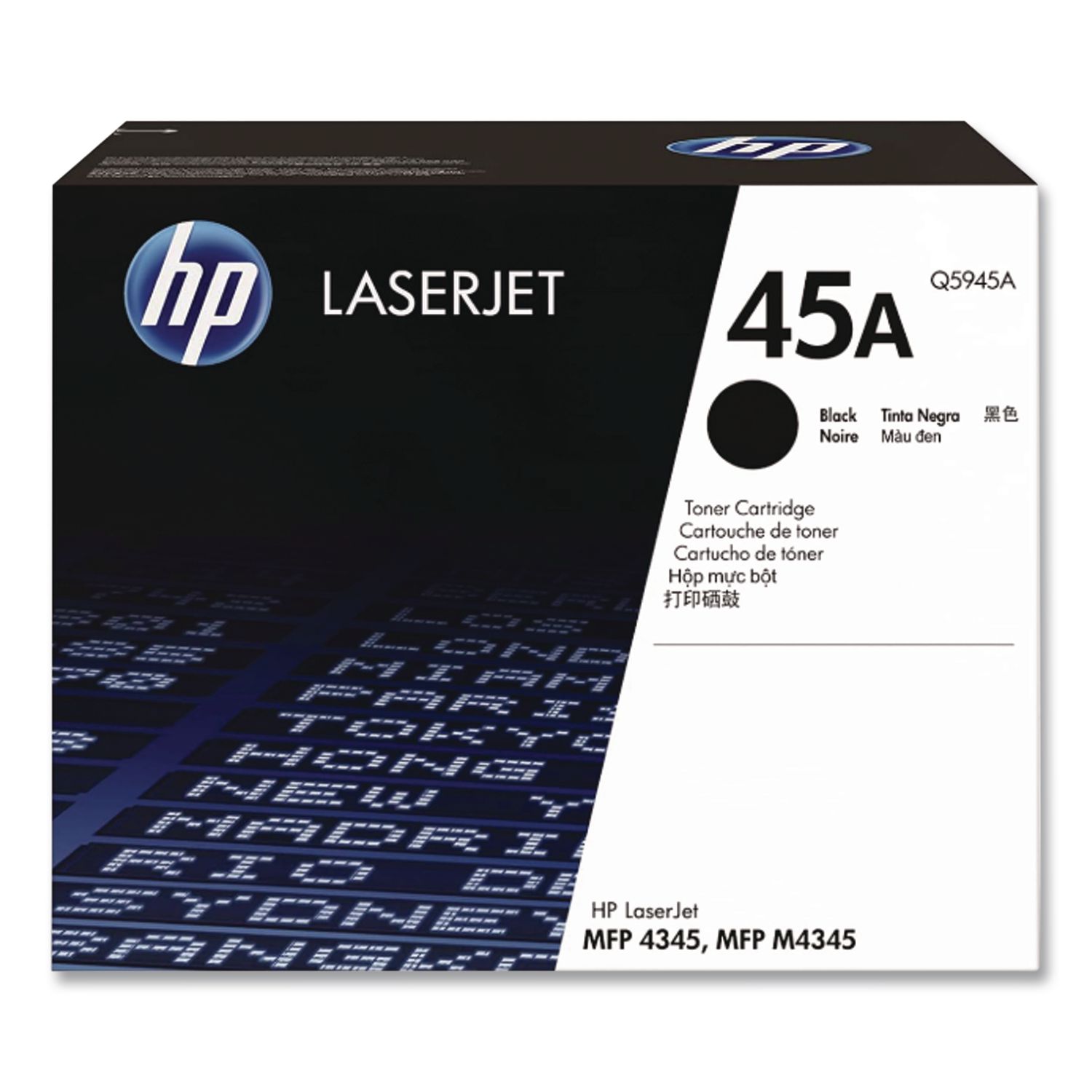 HP 45A (Q5945A) Black Original LaserJet Toner Cartridge