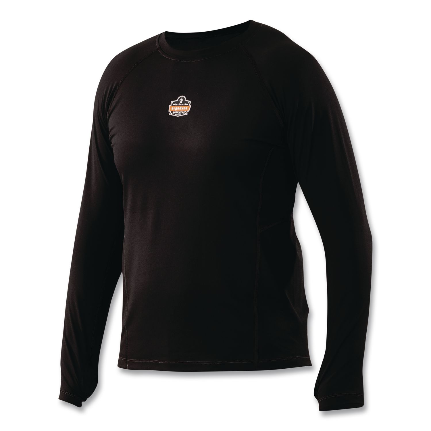 N-Ferno 6435 Midweight Long Sleeve Base Layer Shirt, 5X-Large, Black