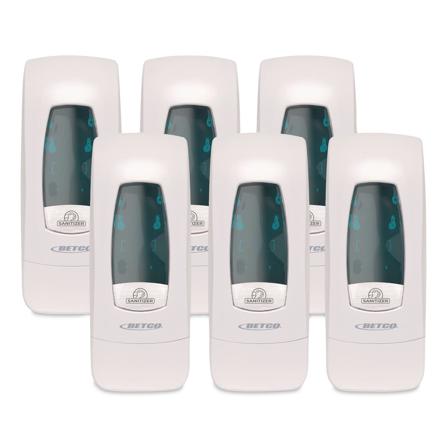 Clario C3 Manual Gel Lotion Dispenser, 5.08 x 4 x 12.1, White, 6/Carton