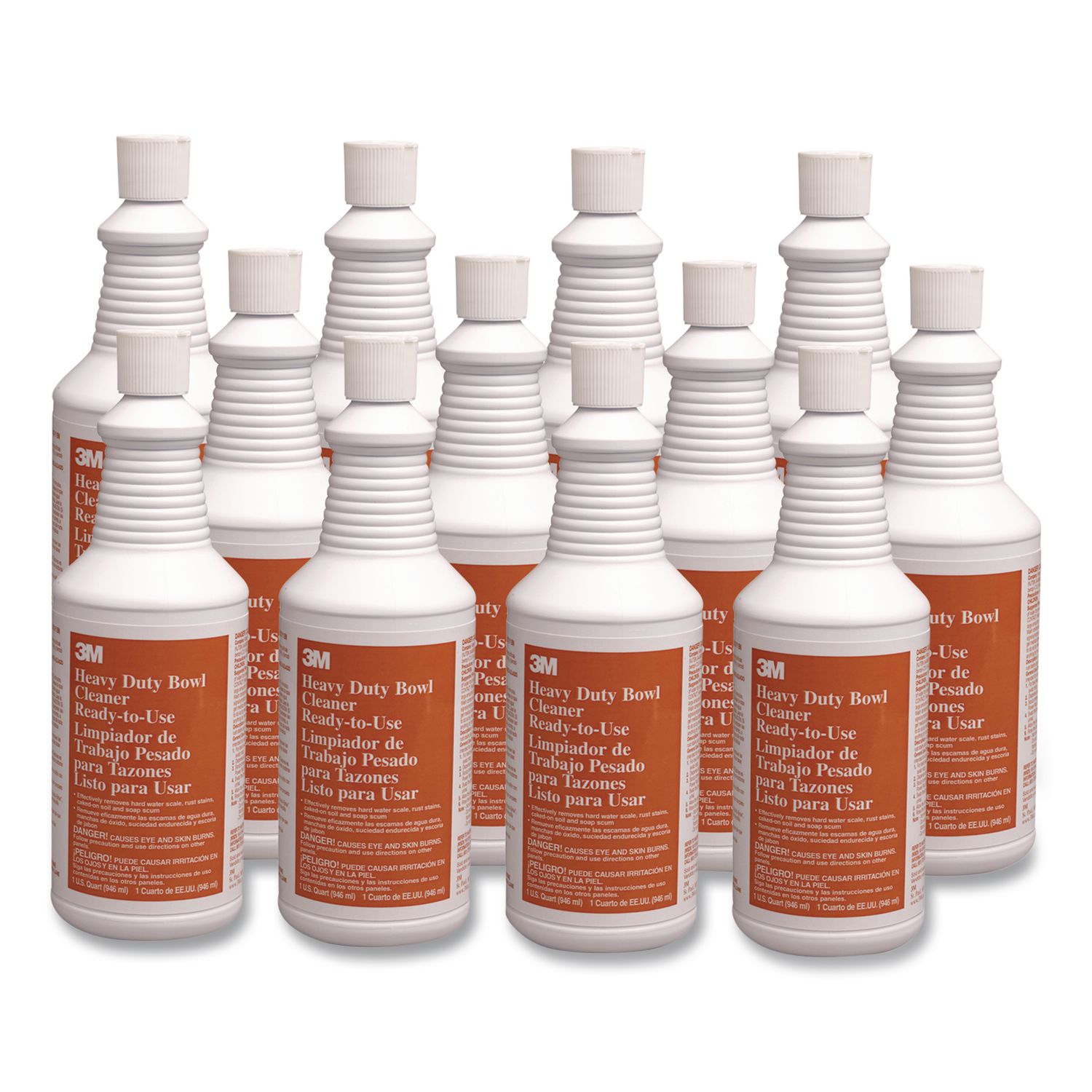 Heavy-Duty Bowl Cleaner, Unscented, 32 oz Bottle, 12/Carton