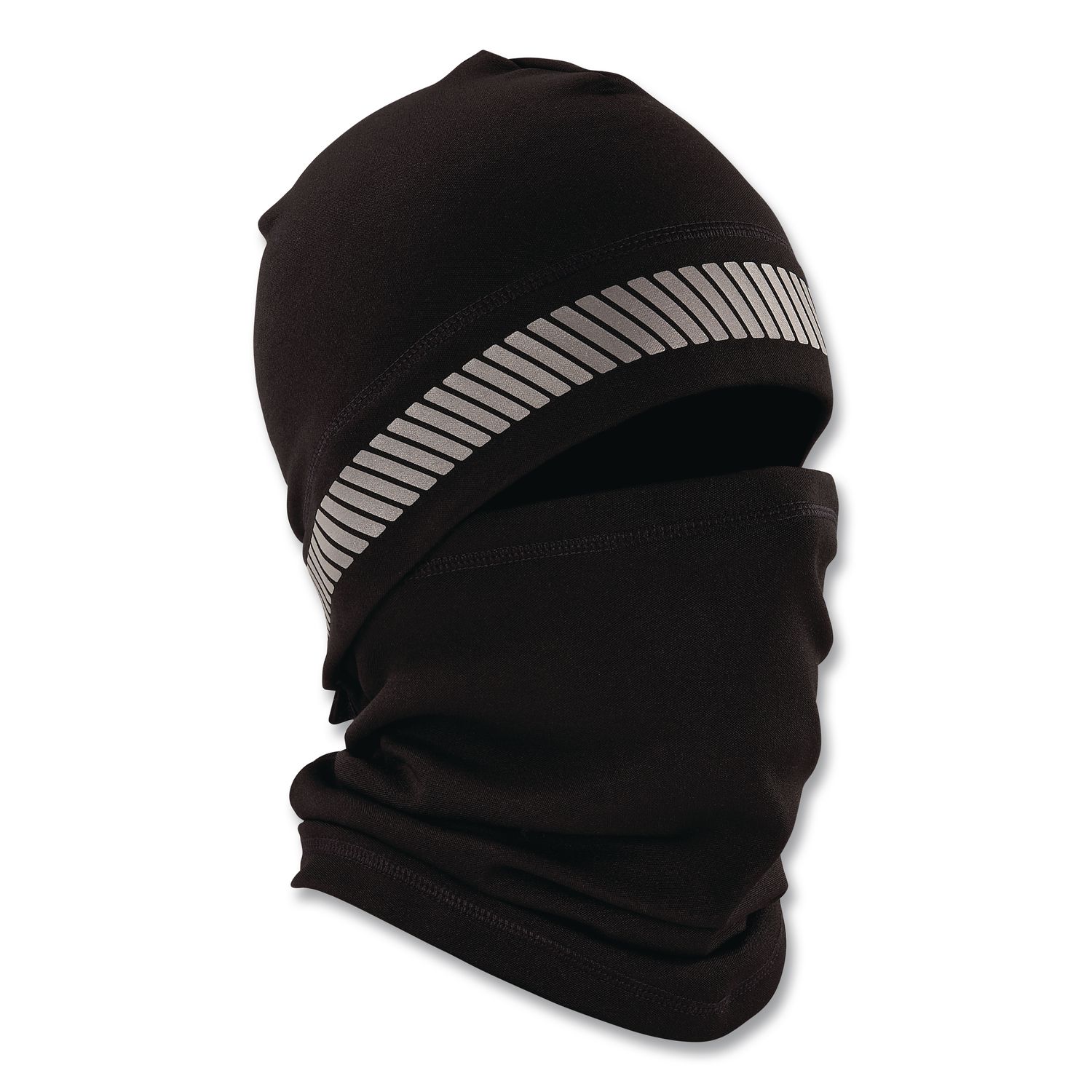 N-Ferno 6831 Reflective Balaclava Face Mask 3-in-1, Polyester, One Size Fits Most, Black