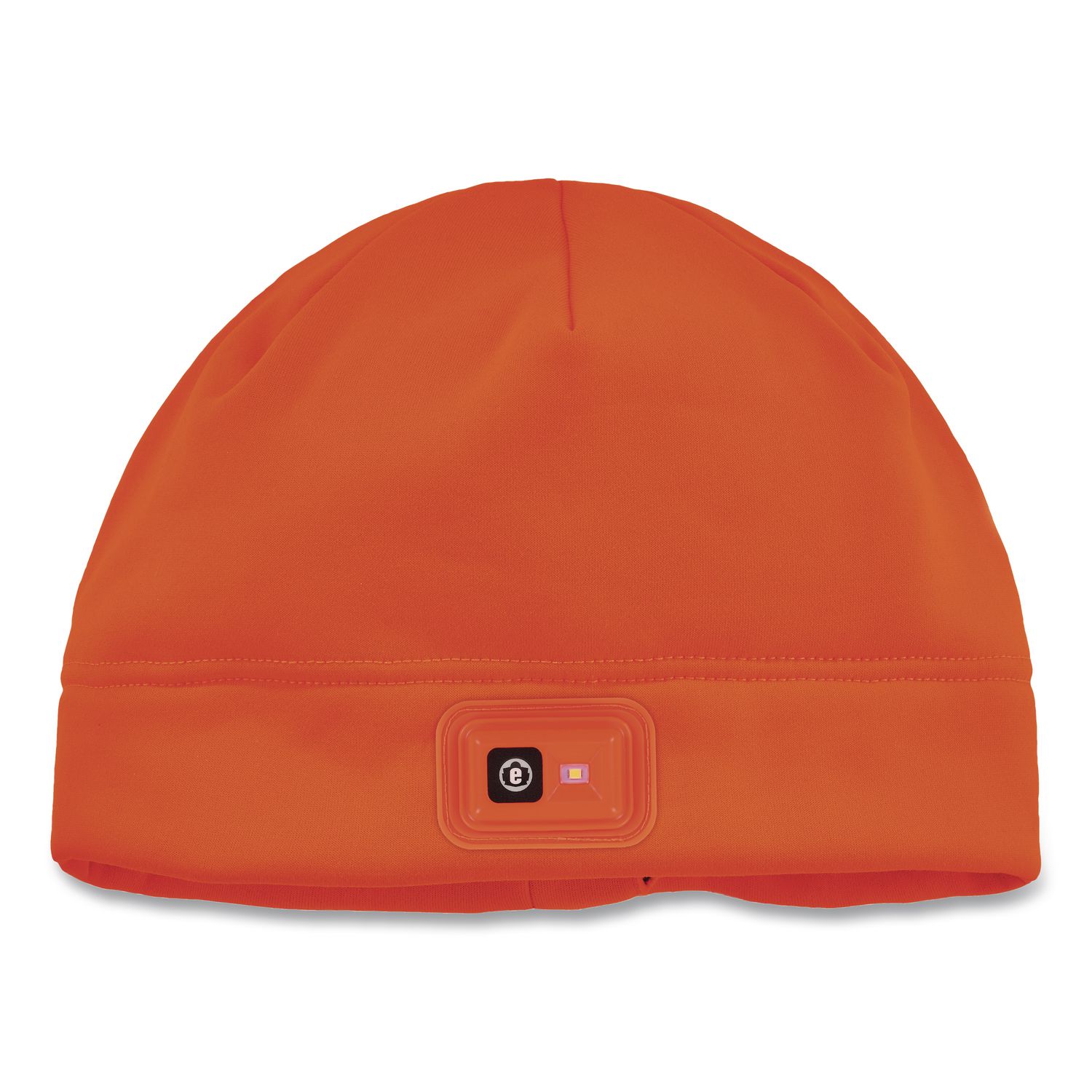 N-Ferno 6801 Winter Skull Cap with LED Rechargeable Light, Fleece, One Size Fits Most, Orange