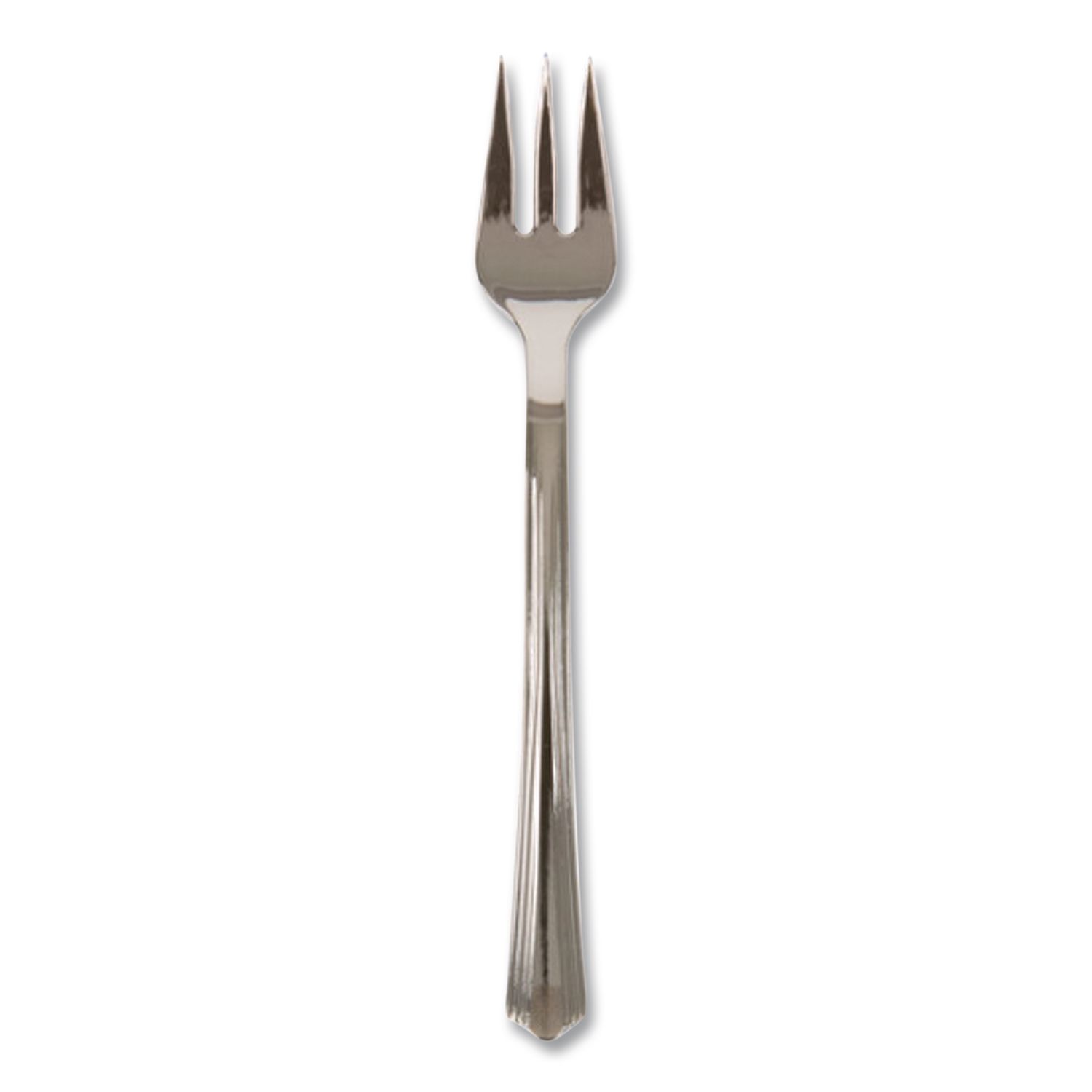 Petite Tasting Fork, Polystyrene, Silver, 400/Carton