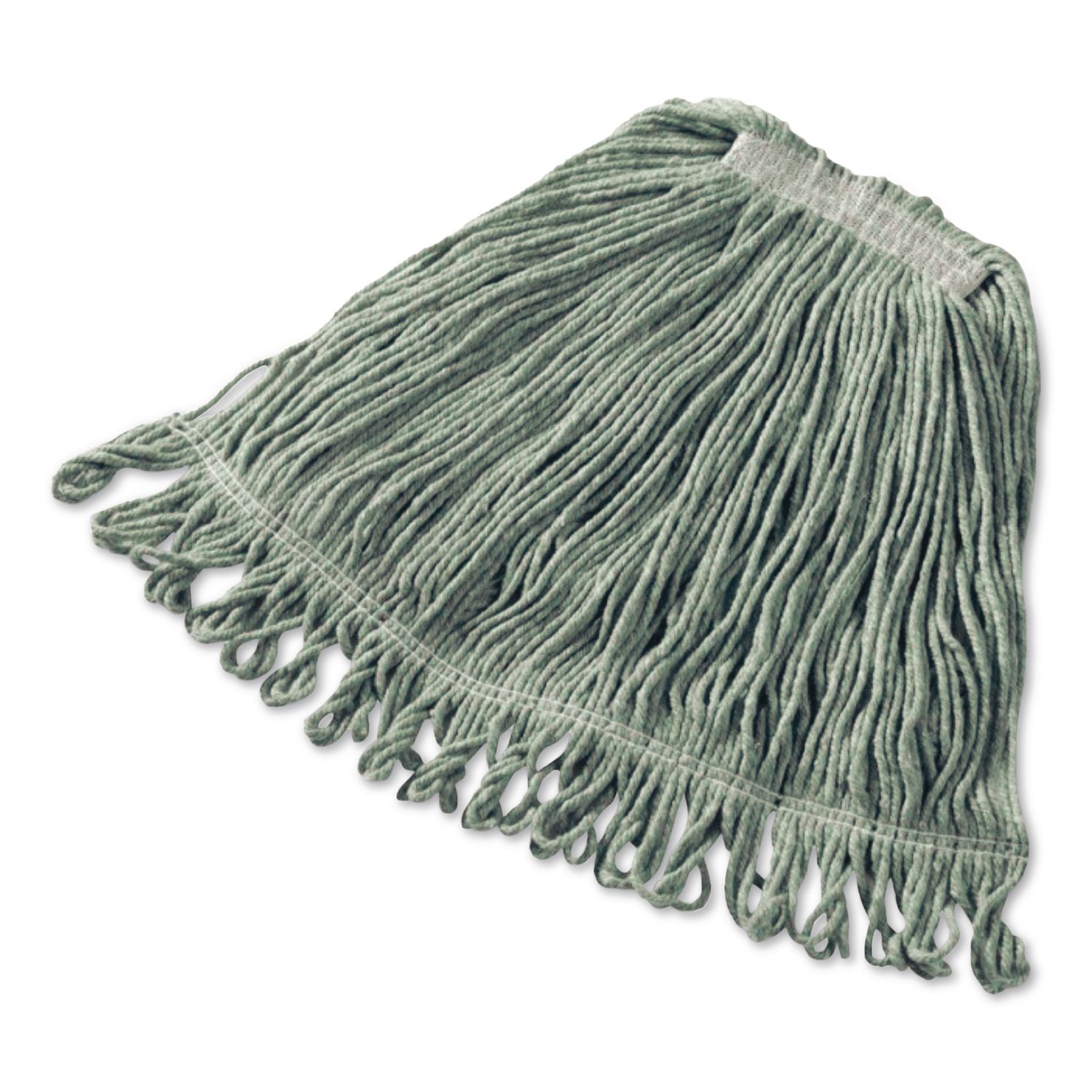 Super Stitch Blend Mop, Green Headband, Cotton/Synthetic, Medium, Green