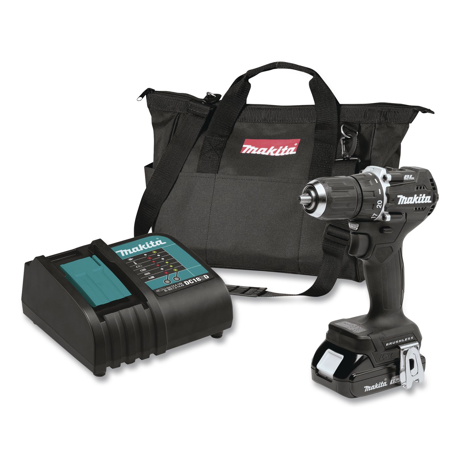 18V LXT Sub-Compact Brushless Lithium-Ion 1/2" Cordless Driver Drill Kit