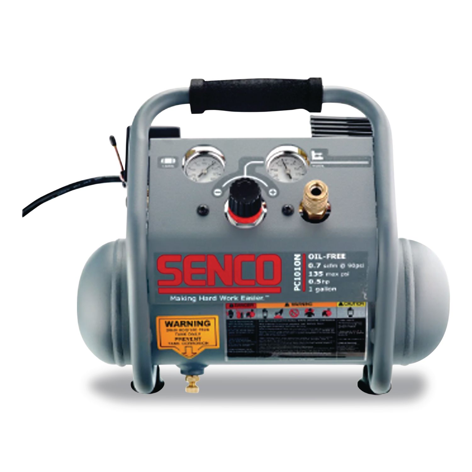 1 HP 1 Gallon Oil-Free Hand-Carry Compressor