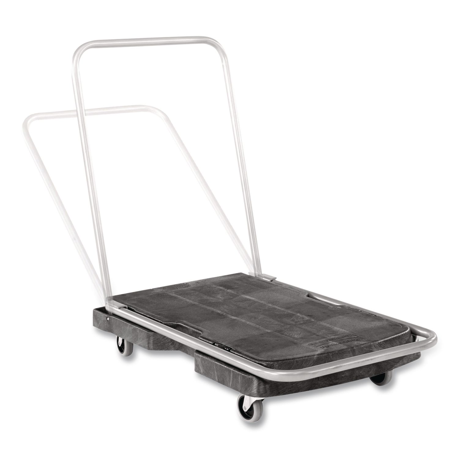 Utility-Duty Home/Office Cart, 250 lb Capacity, 20.5 x 32.5, Platform, Black