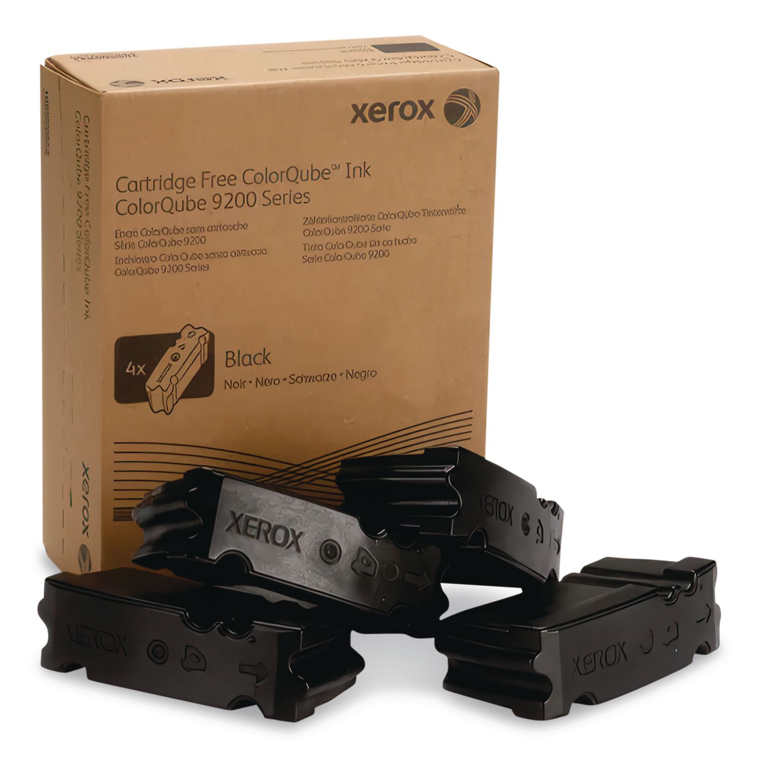 108R00832 Solid Ink Stick, 40,000 Page-Yield, Black, 4/Box