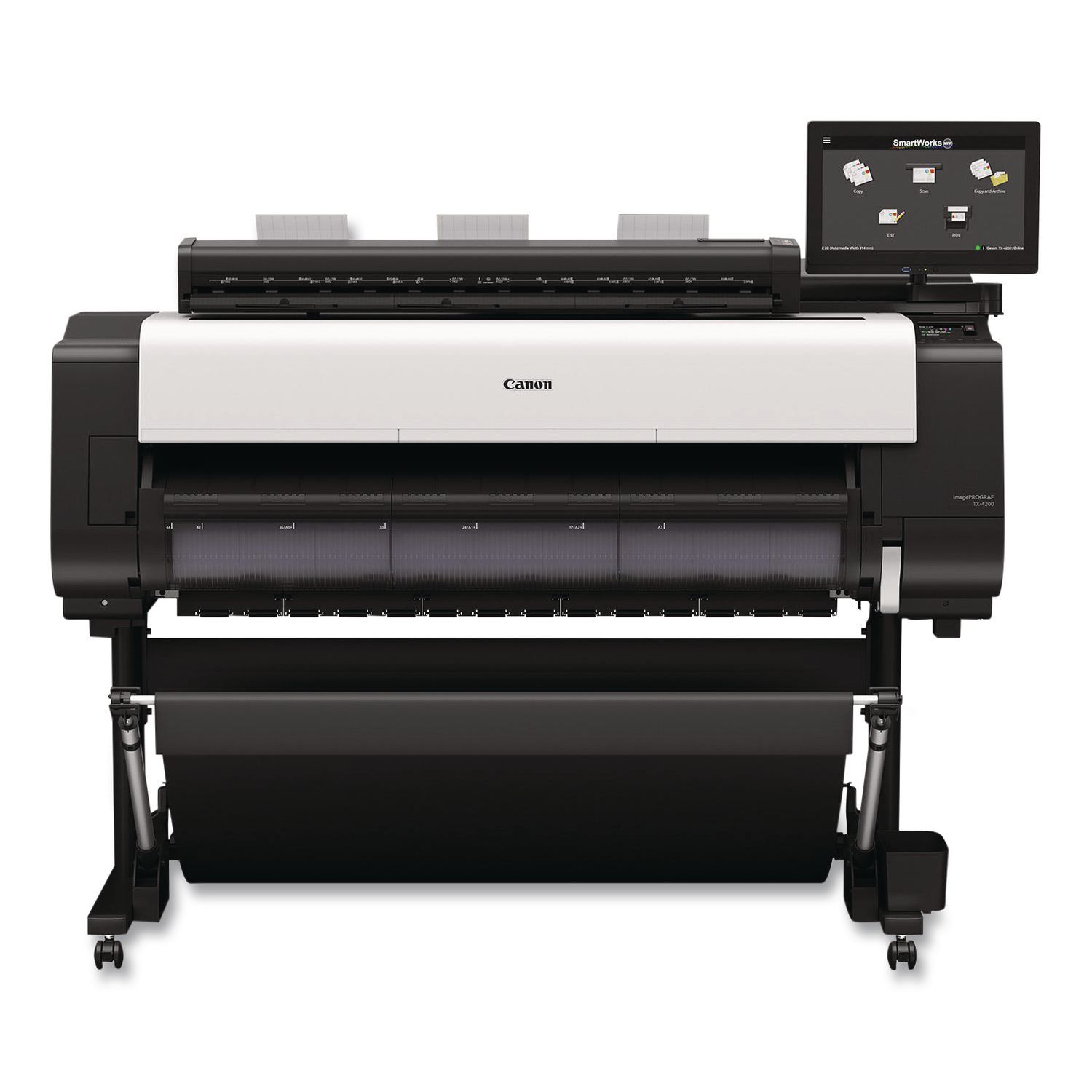 imagePROGRAF TX-4200 MFP Z36 36" Wireless Wide Format Inkjet Printer with Basket