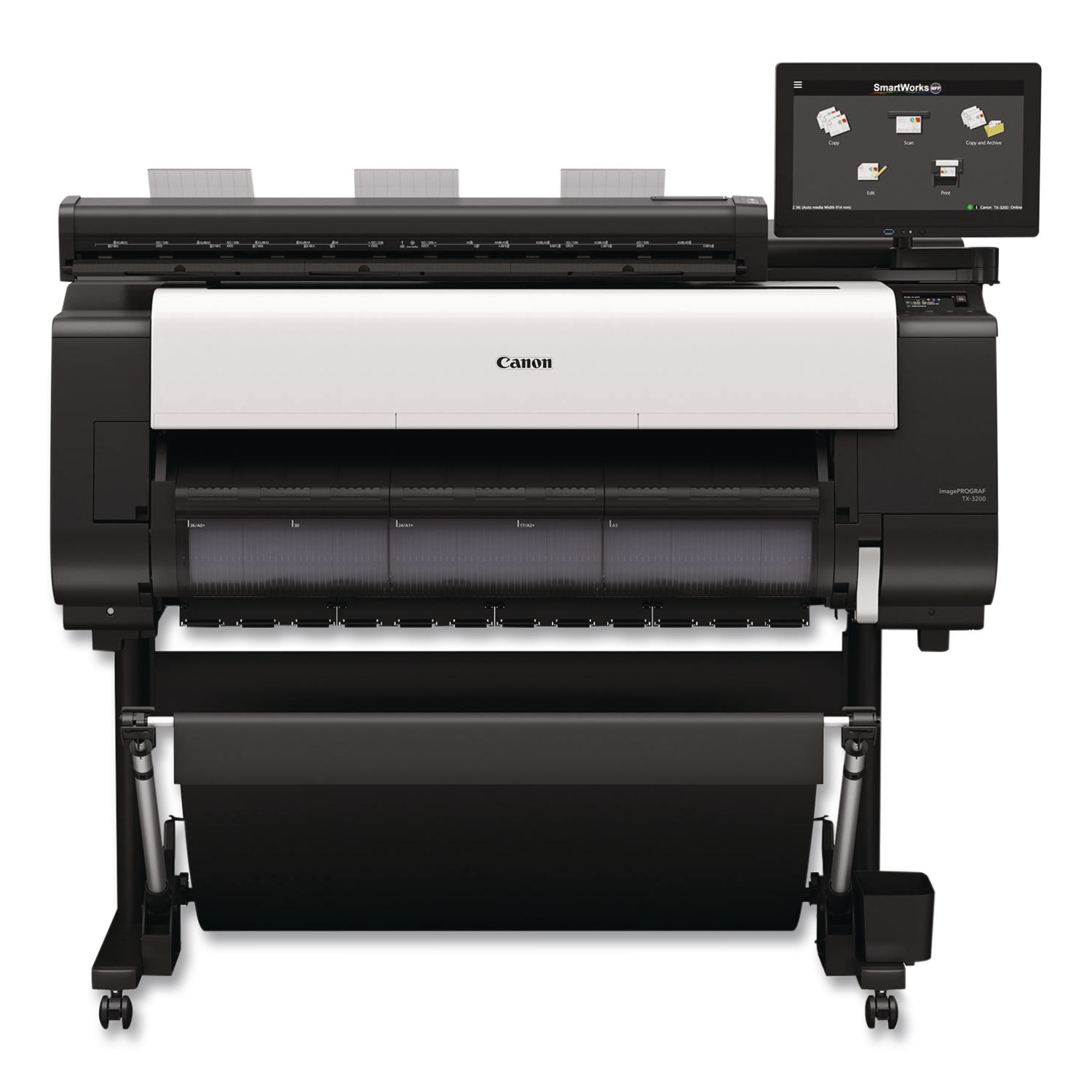 imagePROGRAF TX-3200 MFP Z36 36" Wireless Wide Format Inkjet Printer with Basket