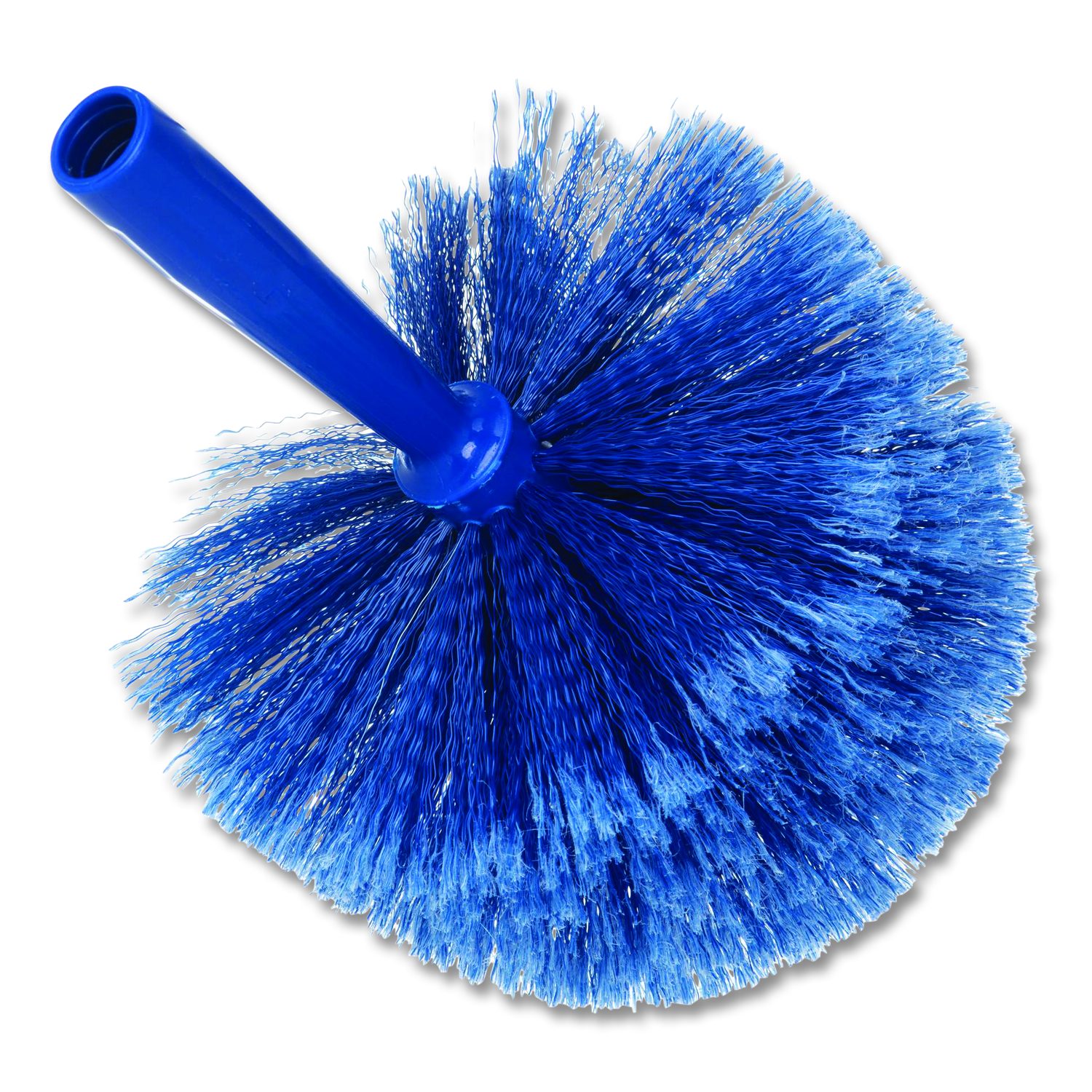 Flo-Pac Round Duster with Soft Flagged PVC Bristles, 7"", Blue, Dozen