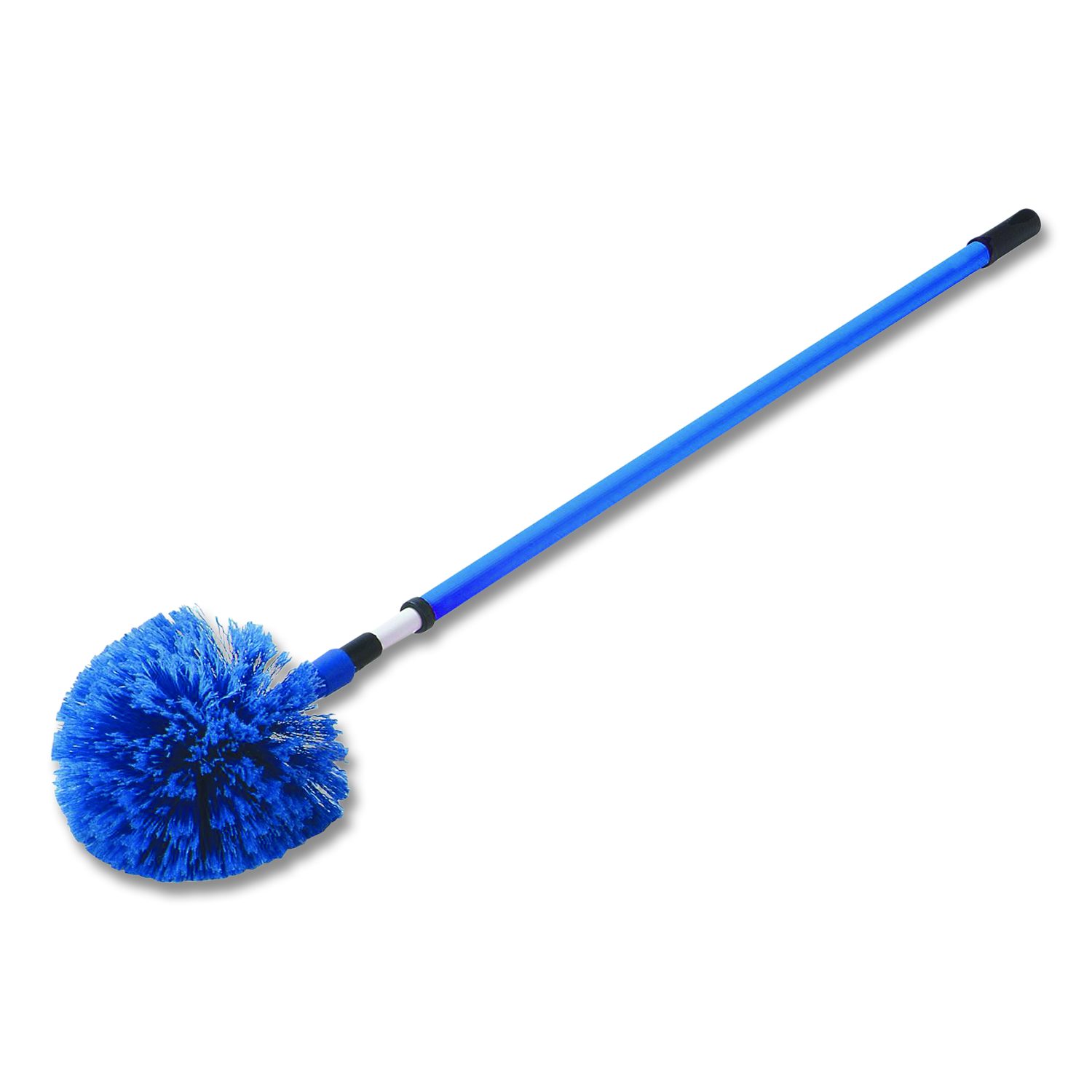 Metal Telescopic Handle, 1"" x 34"", Blue, 12/Carton