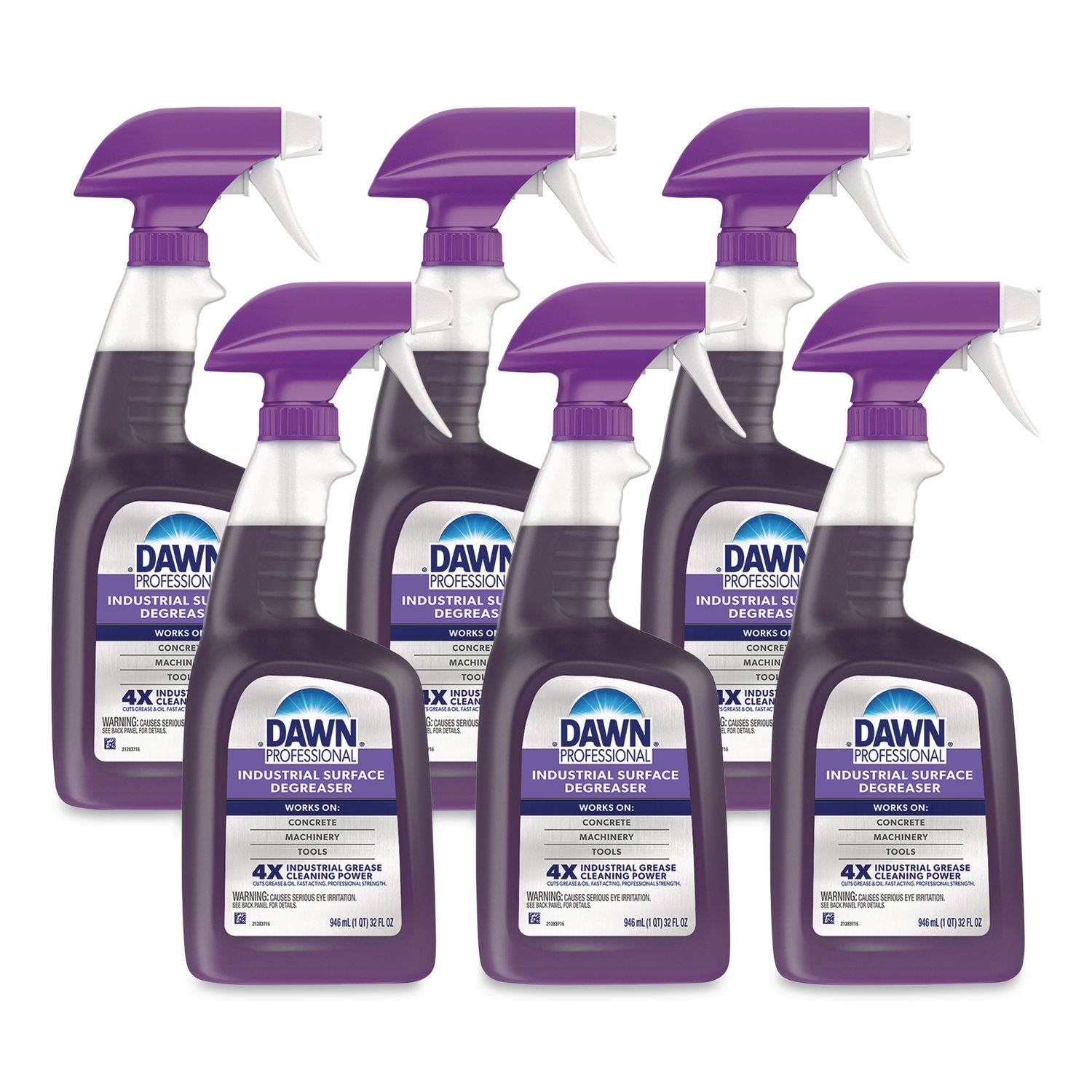 Industrial Surface Degreaser, 32 oz. Spray Bottle, 6/Carton