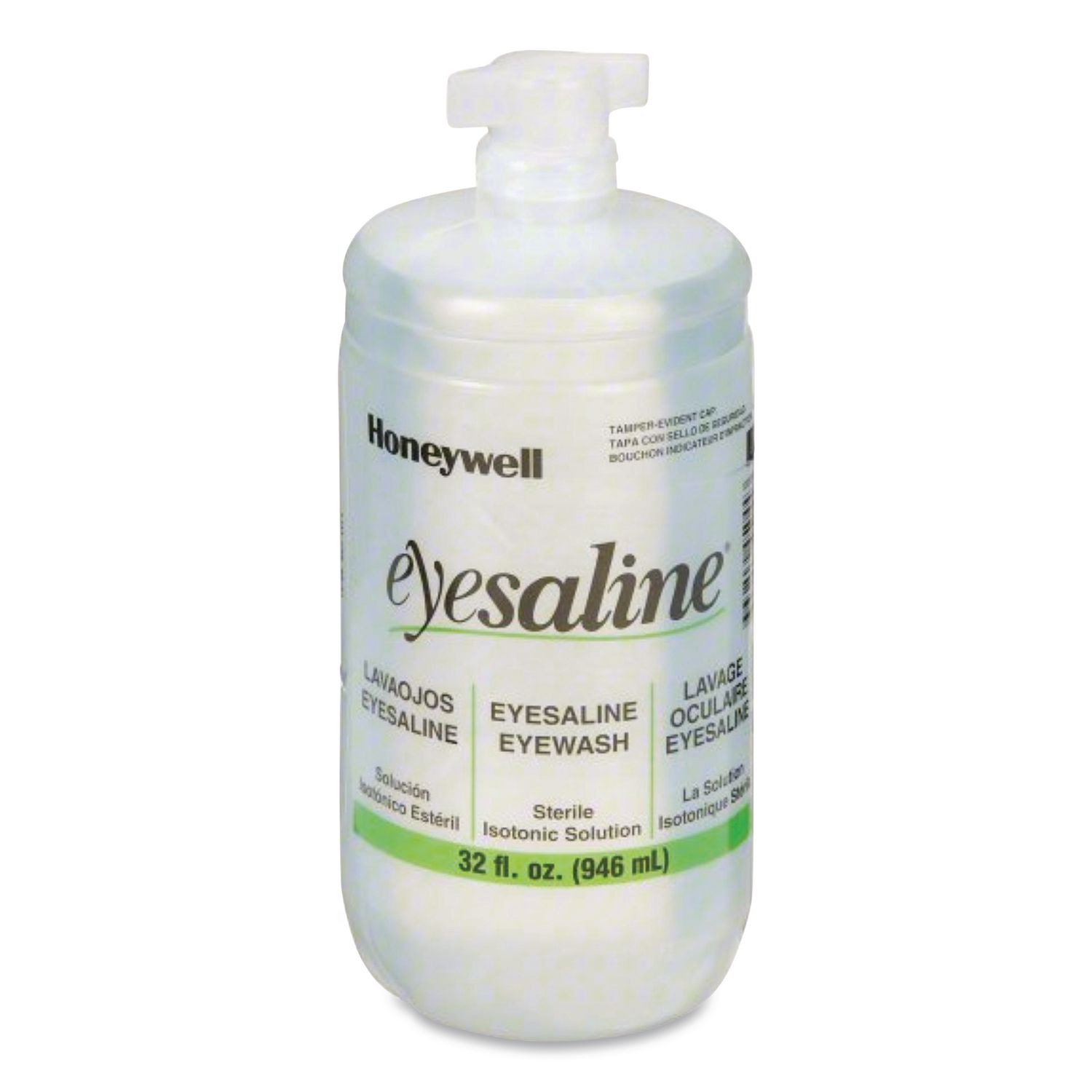 Fendall Eyesaline Eyewash Bottle Refill, 32 oz Bottle, 12/Carton