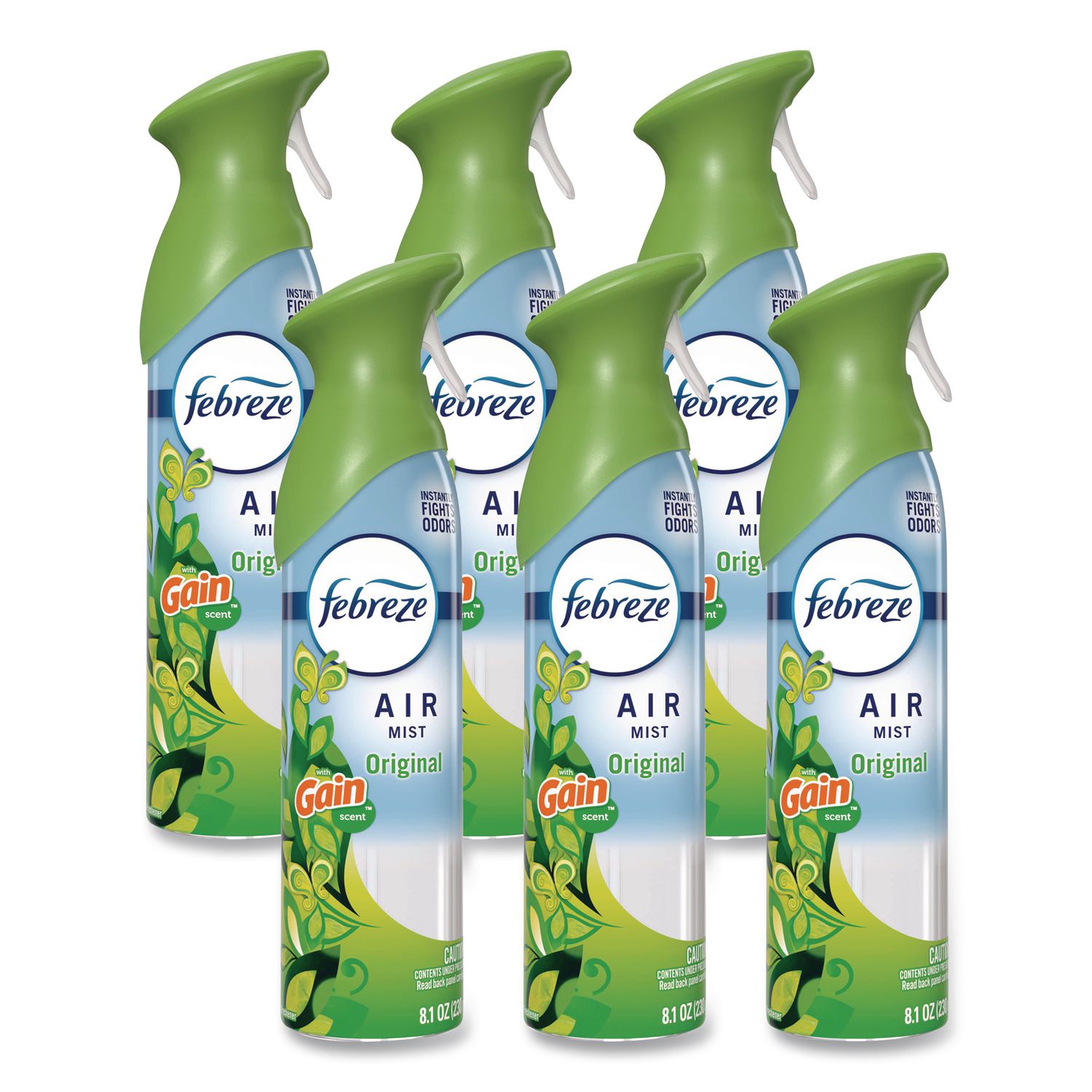 AIR, Gain Original, 8.1 oz Aerosol Spray, 6/Carton