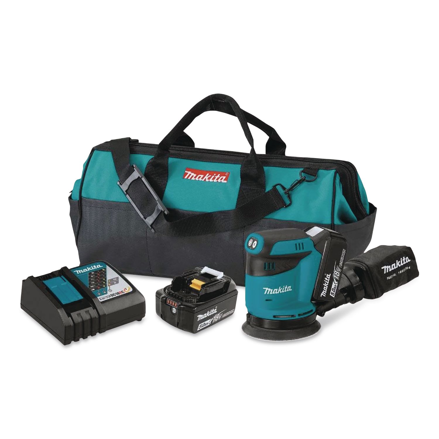 18V LXT Lithium-Ion 5" Cordless Random Orbit Sander Kit, (Reconditioned), 3 Speeds