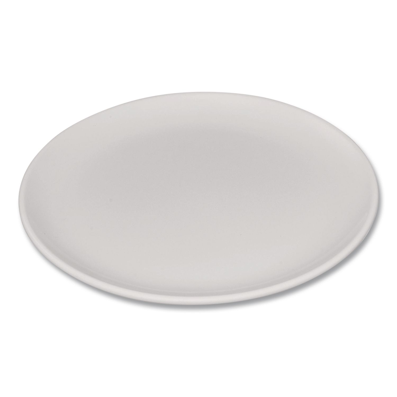 Epicure Melamine Dinner Plate, 8" dia, White, 48/Carton