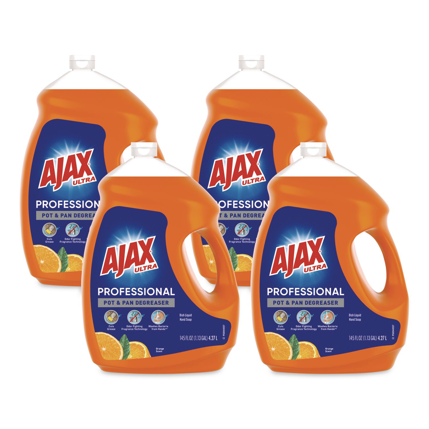 Dish Detergent, Orange Scent, 145 oz Bottle, 4/Carton
