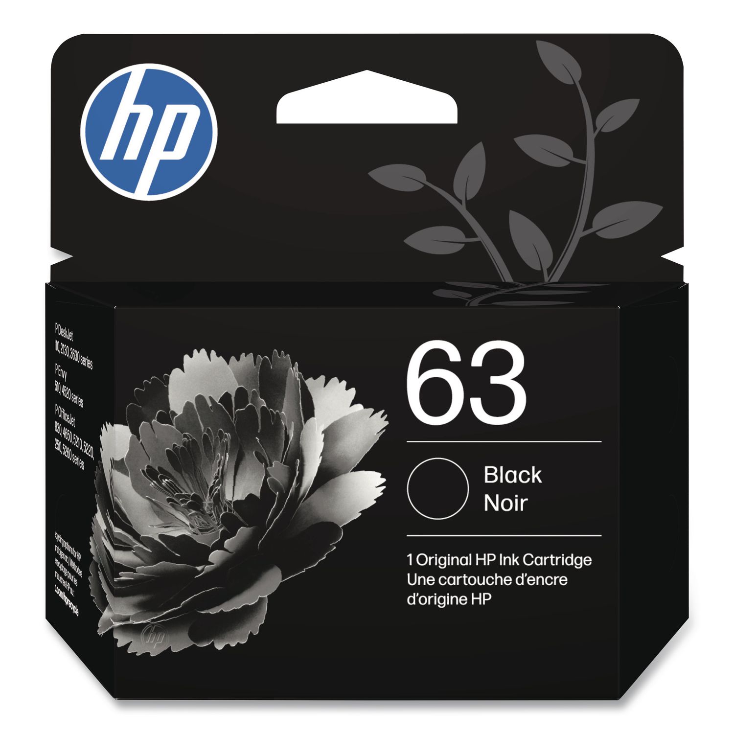 HP 63, (F6U62AN) Black Original Ink Cartridge