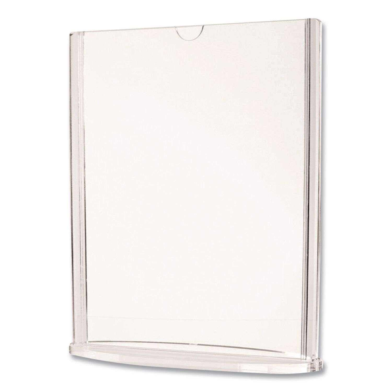 Tabletop Sign and Menu Holder, 8.5 x 11 Insert, Clear