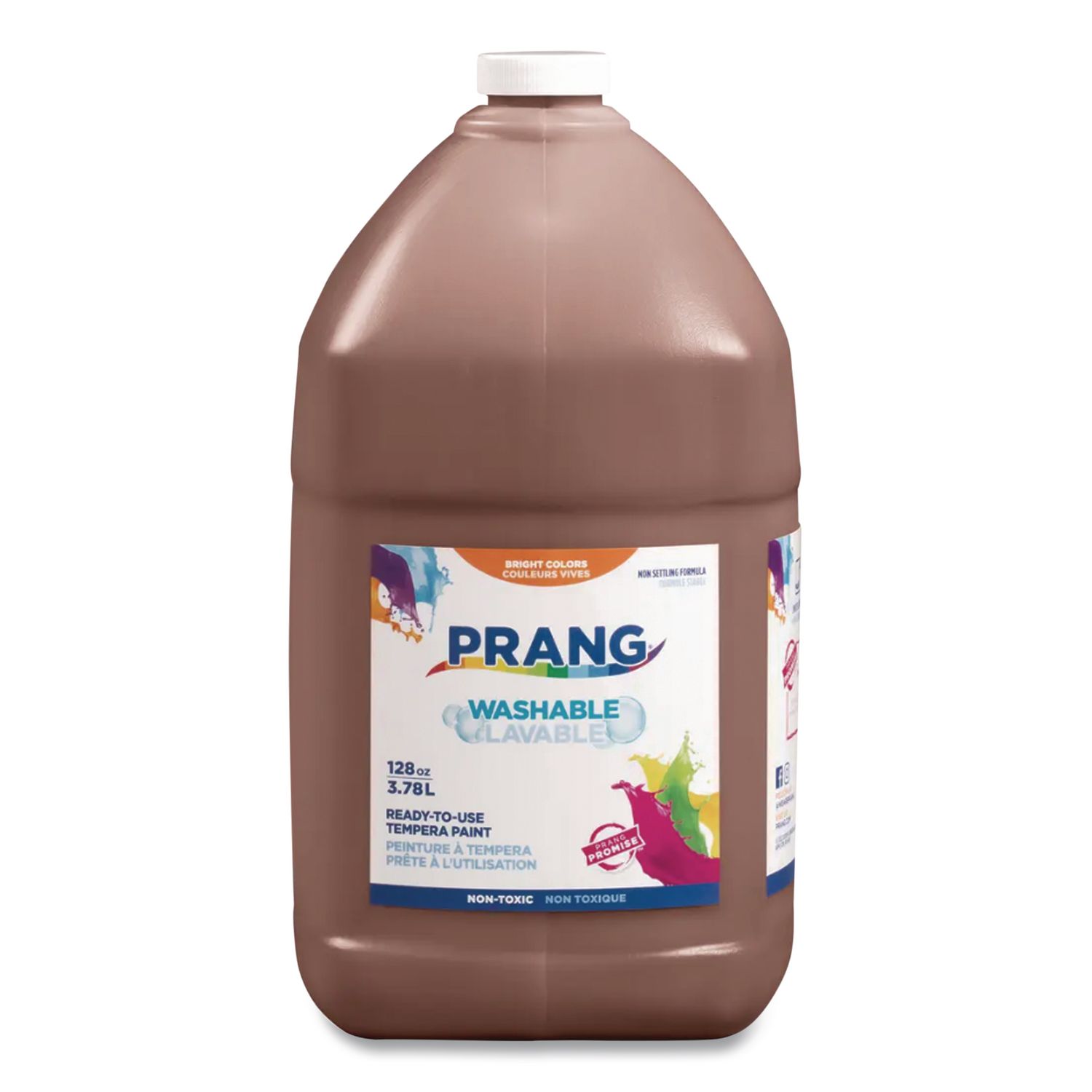 Washable Paint, Brown, 1 gal Bottle