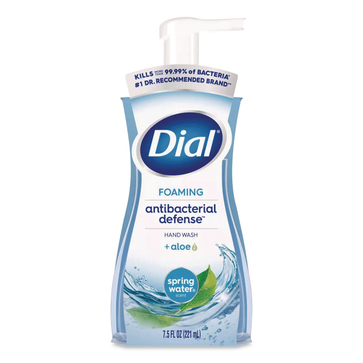 Antibacterial Foaming Hand Wash, Spring Water Scent, 7.5 oz