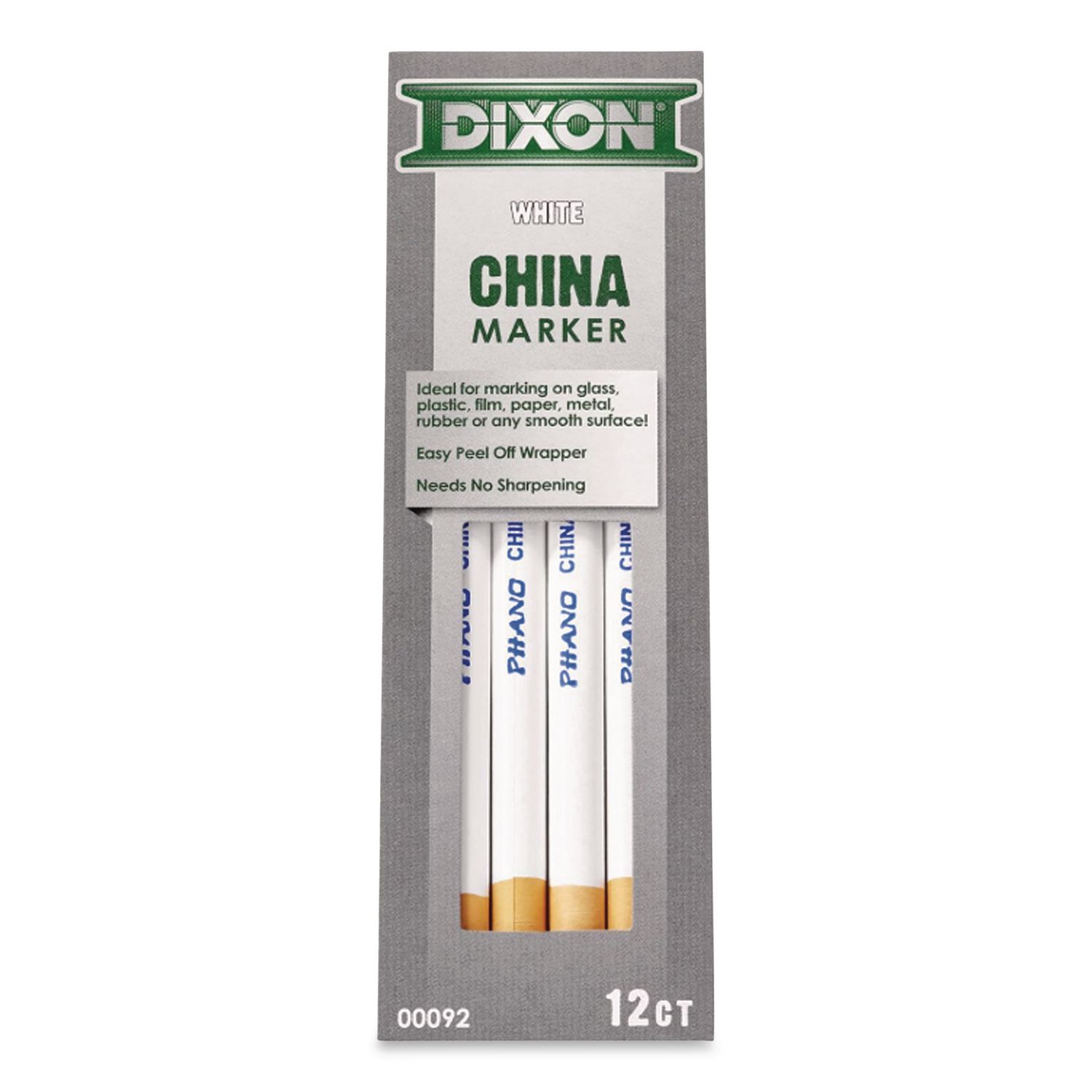 China Marker, White, Dozen