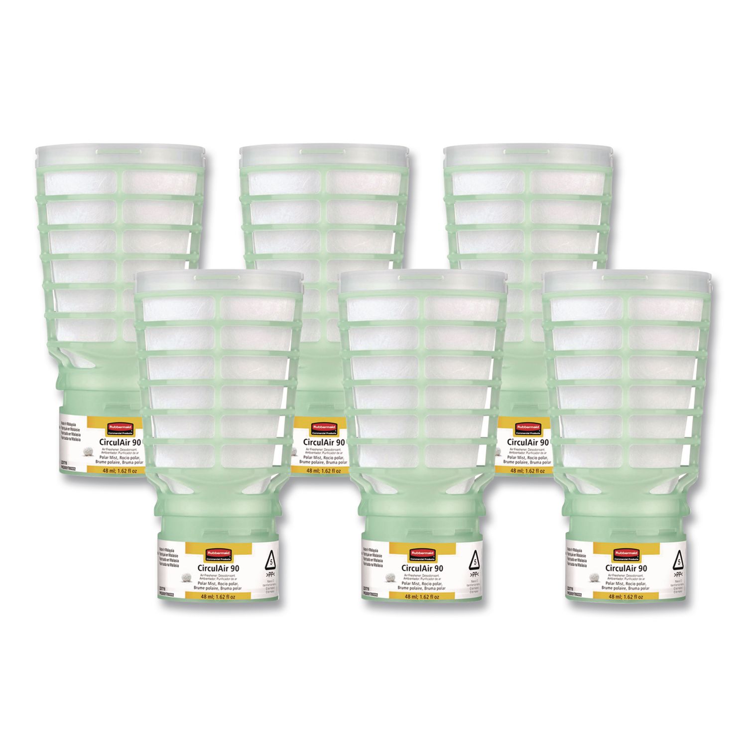 CirculAir 90 Passive Air Care Refill, Polar Mist, 48 mL Refill, 6/Carton