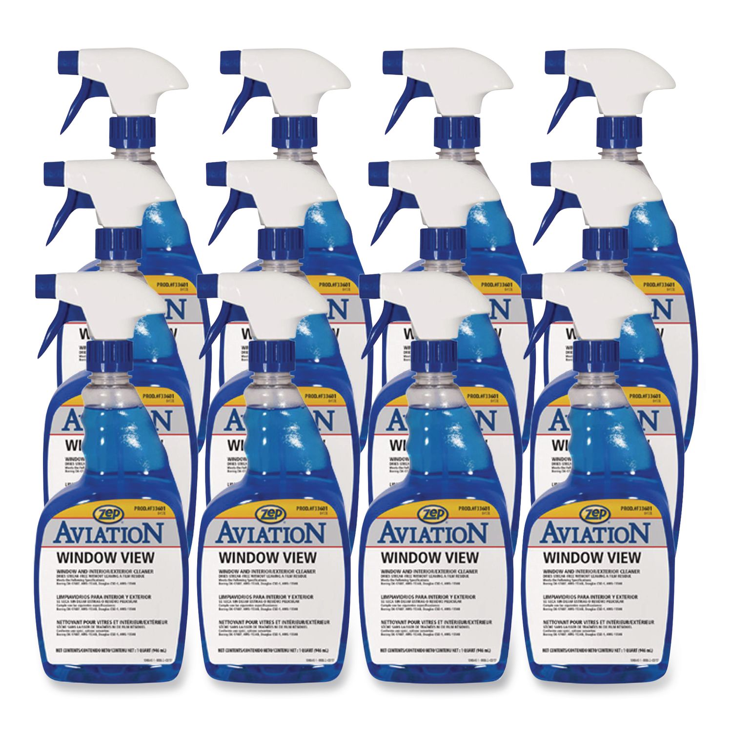 Aviation Widow View, 1 qt Spray Bottle, 12/Carton