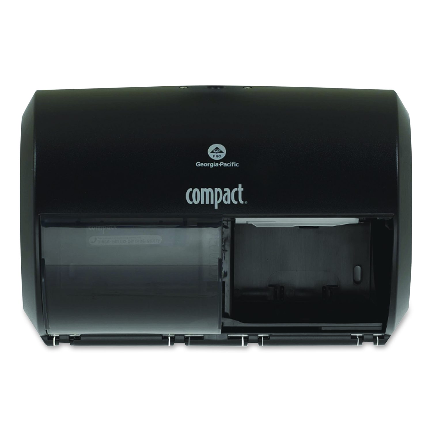 Compact Coreless Side-by-Side Double Roll Tissue Dispenser, 11.5 x 7.63 ...