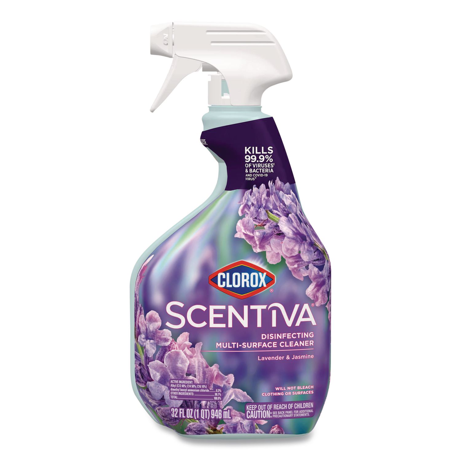 Scentiva Multi Surface Cleaner, Tuscan Lavender and Jasmine, 32 oz