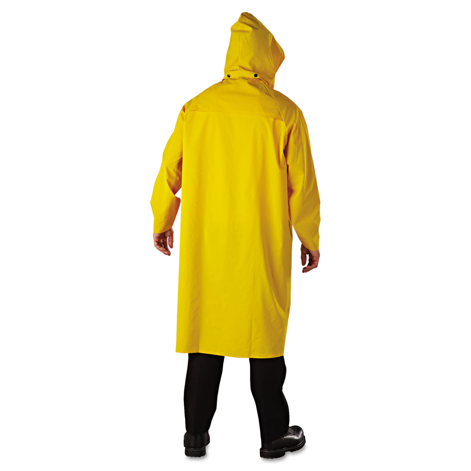Raincoat, PVC/Polyester, Yellow, 2X-Large