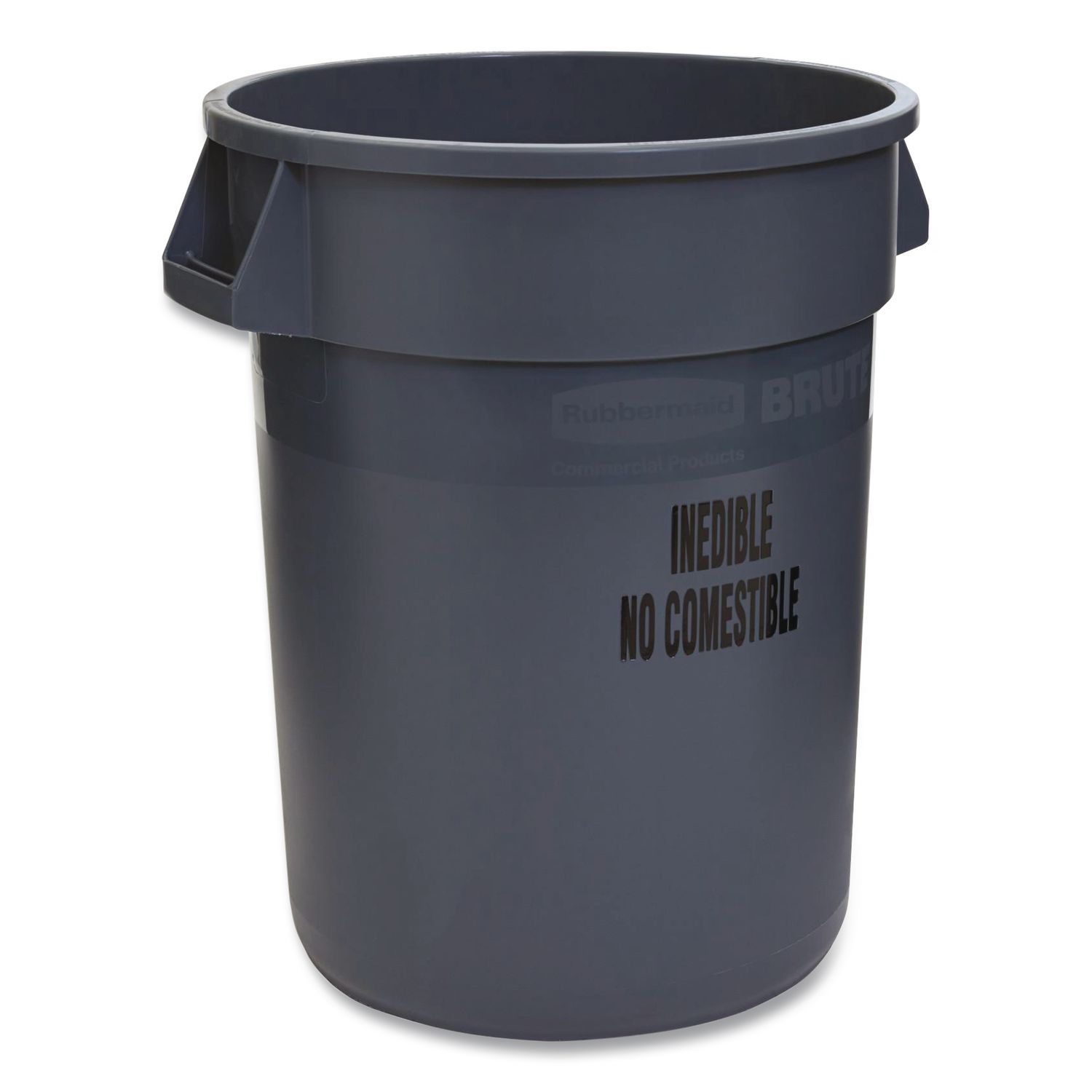Food Handling BRUTE Container, 32 gal, Resin, Gray