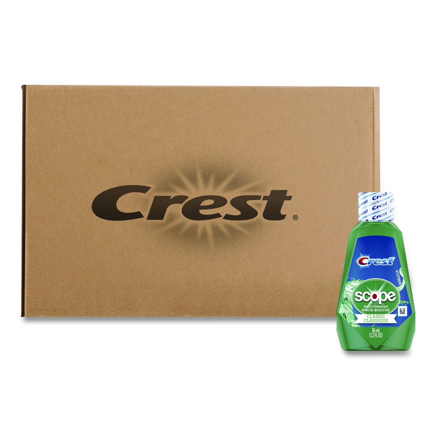 + Scope Rinse, Classic Mint, 36 mL Bottle, 180/Carton | Crest MPN ...