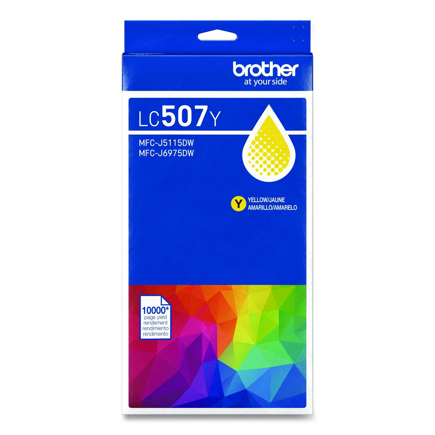 LC507 Ultra High-Yield Ink, 1,500 Page-Yield, Yellow