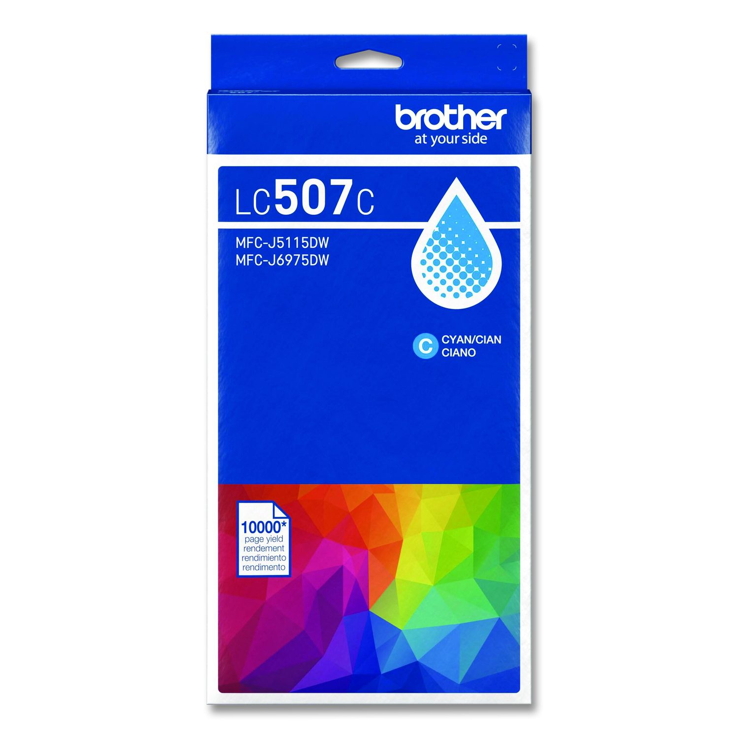 LC507 Ultra High-Yield Ink, 1,500 Page-Yield, Cyan