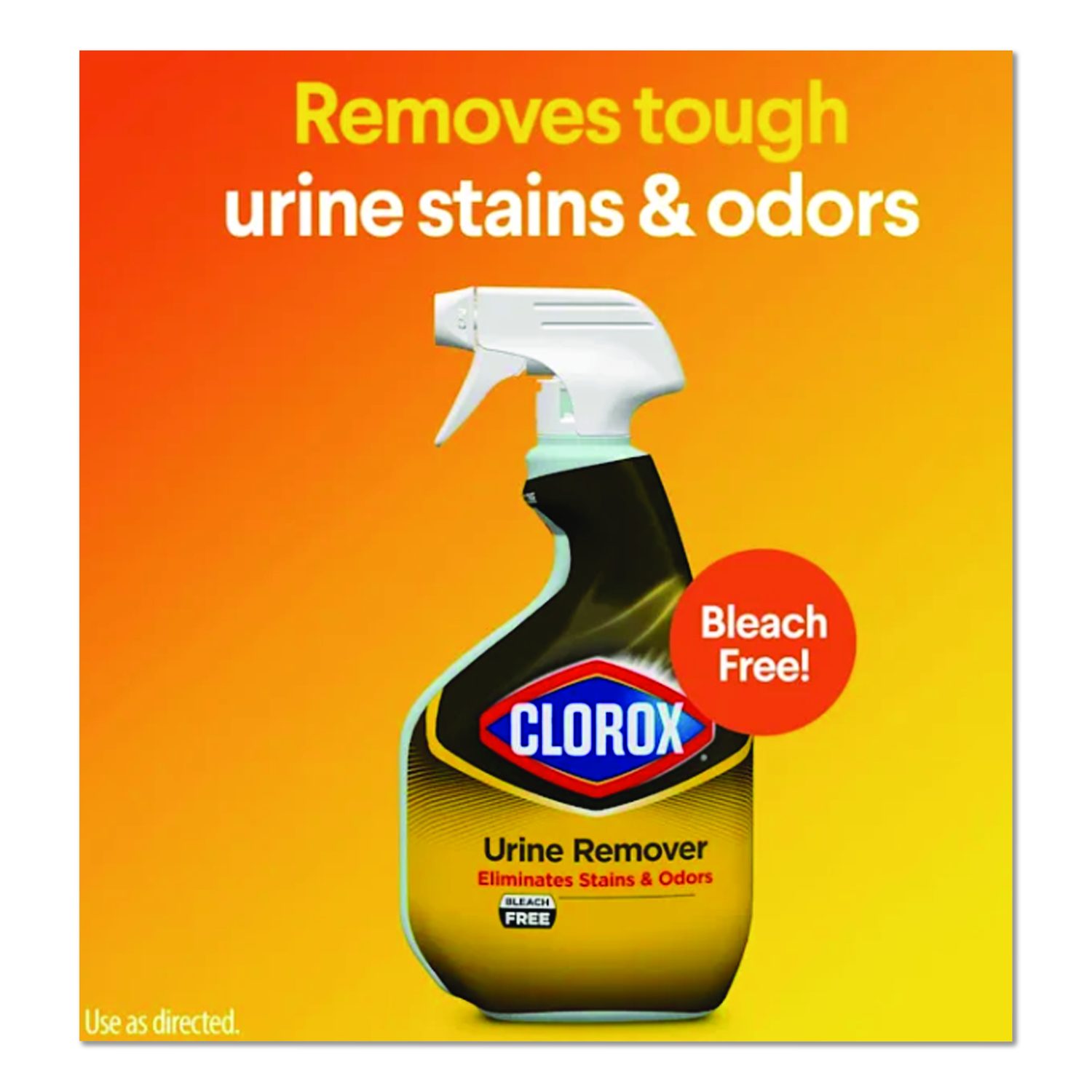 CloroxPro Urine Remover for Stains and Odors, Clean Floral Scent, 32 oz Spray Bottle