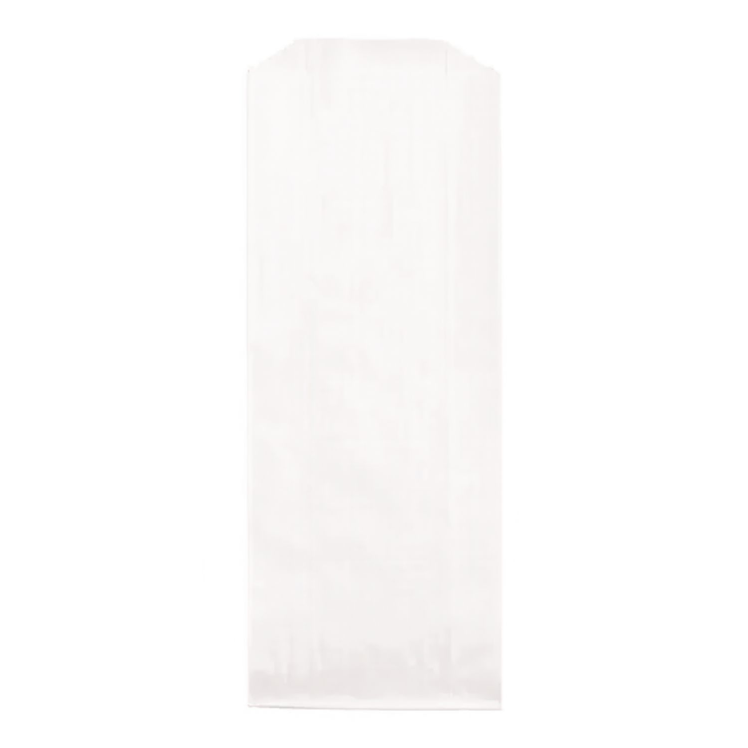 Grease-Resistant Single-Serve Hot Dog Bags, 3.5 x 1.5 x 8.5, White, 6,000/Carton