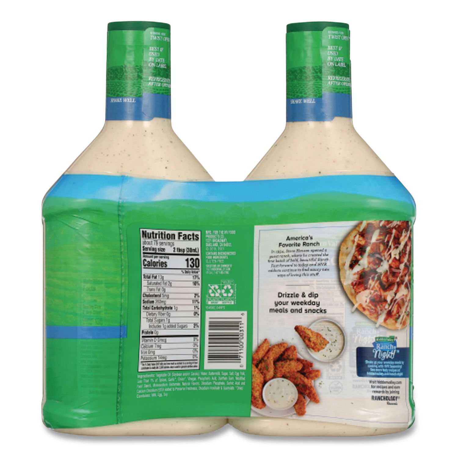 Original Ranch Dressing, 40 oz Bottle, 2 Bottles/Carton, Ships in 1-3  Business Days | Hidden Valley MPN #311 - Reliable Paper