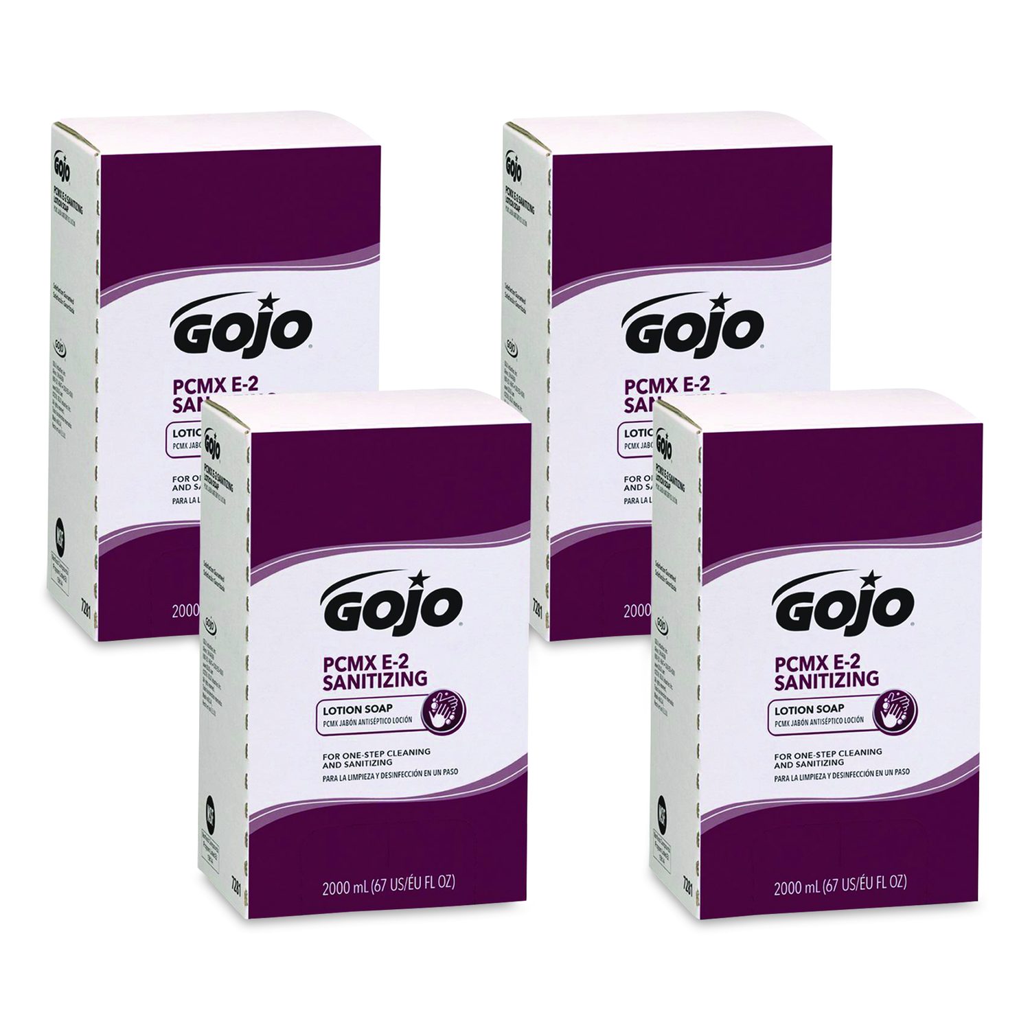 GOJO® E2 Sanitizing Lotion Soap with PCMX Refill, For Pro TDX Dispenser ...