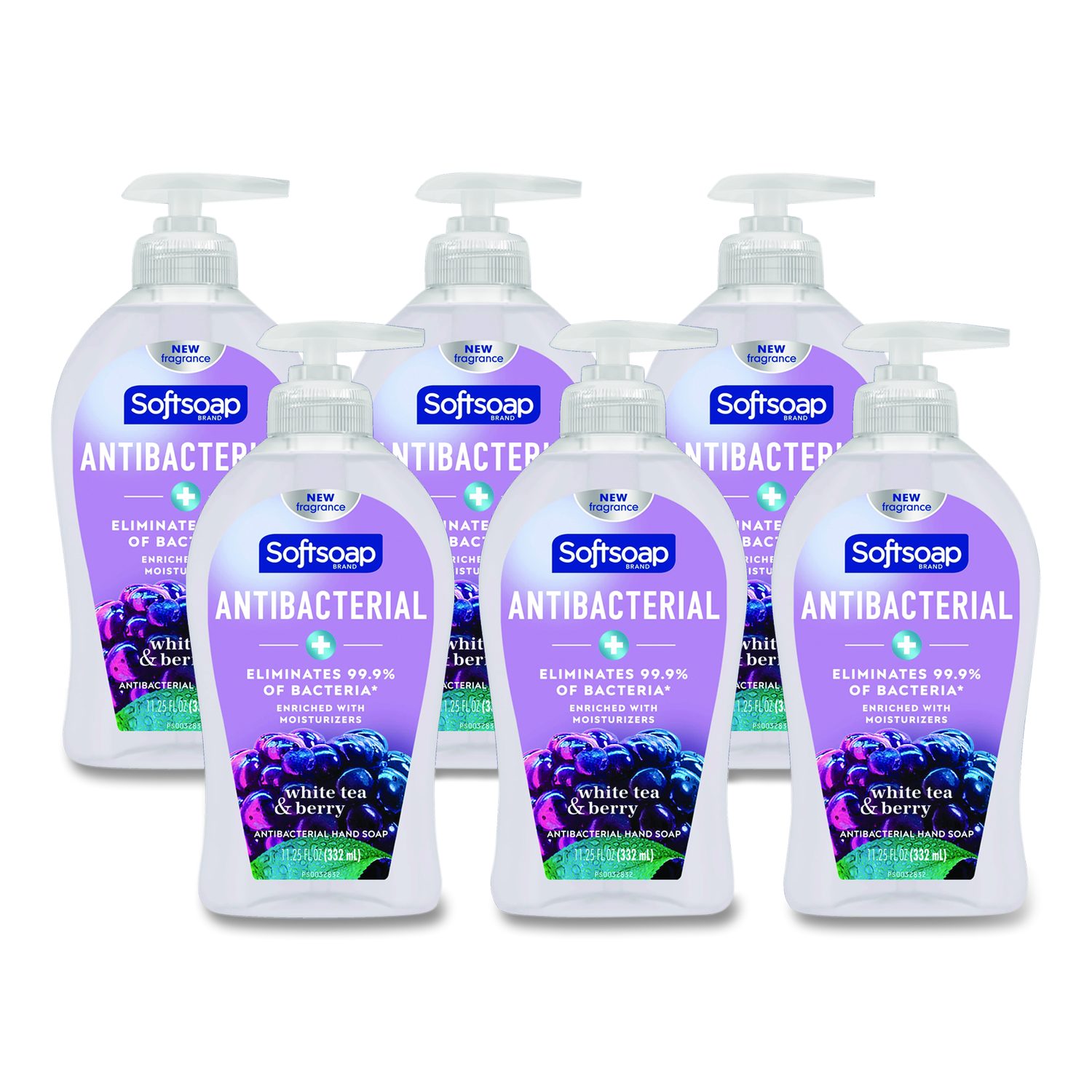 Antibacterial Hand Soap, White Tea and Berry Fusion, 11.25 oz Pump