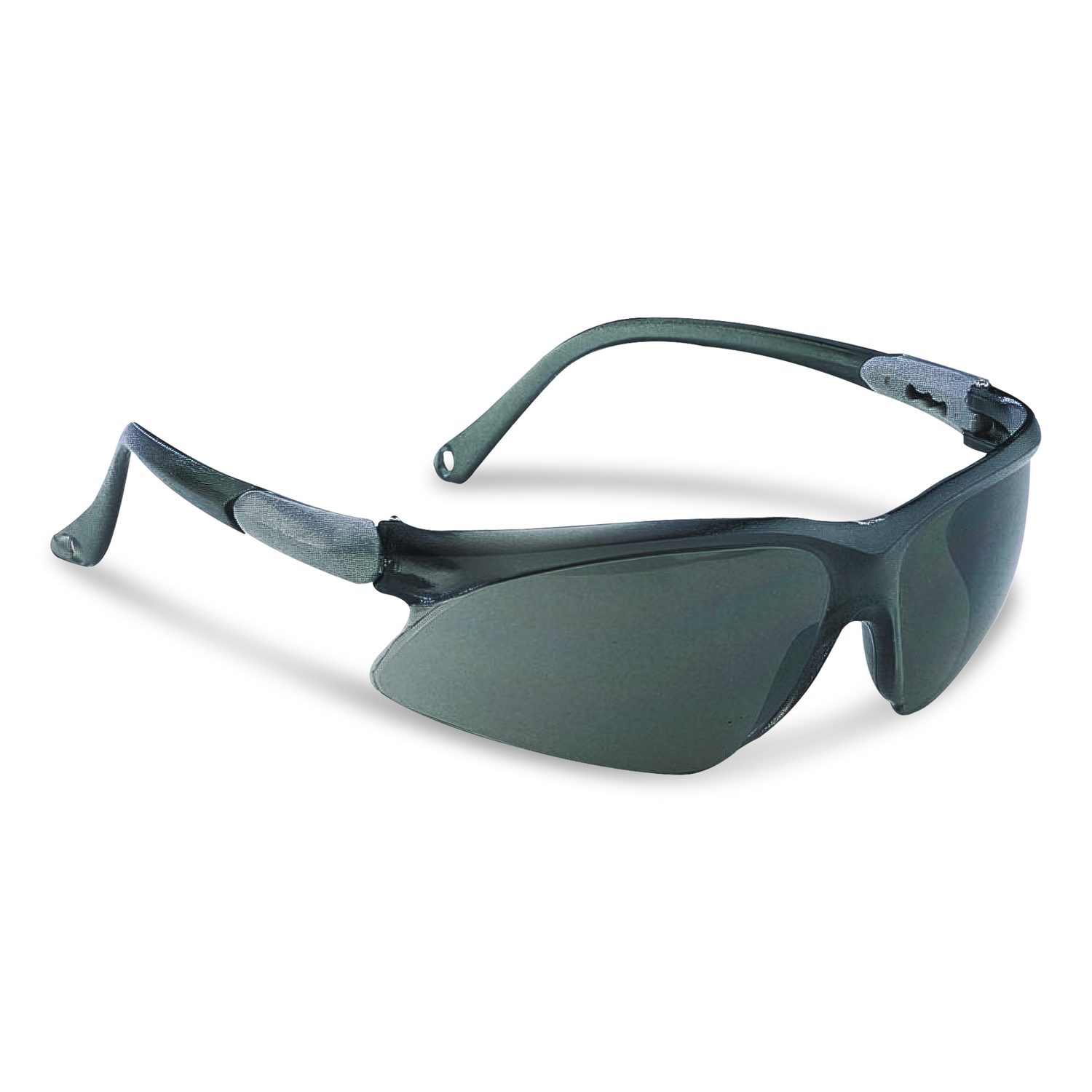 V20 Visio Safety Glasses, Black Half Frame, Black Dual I/O Lens